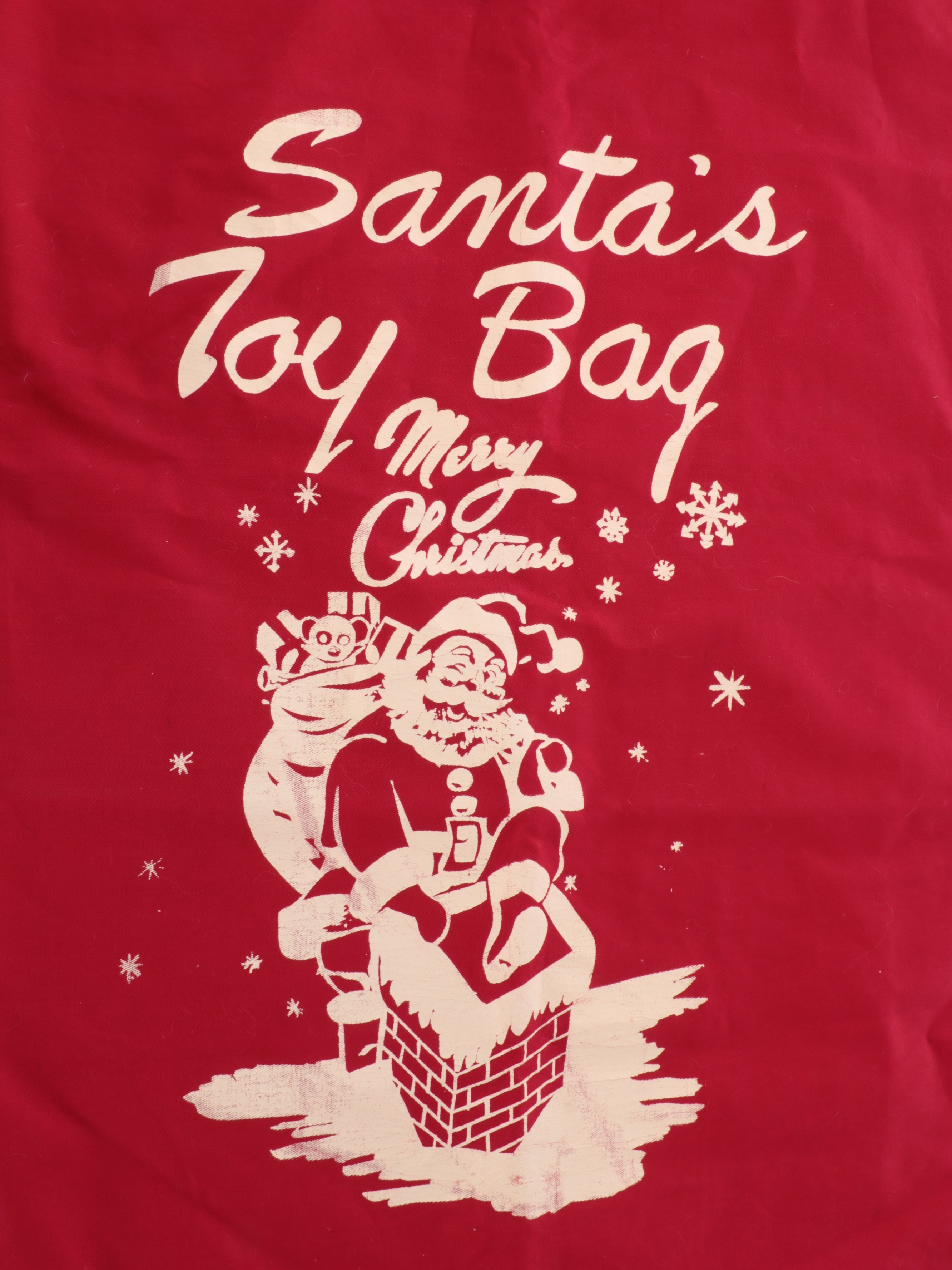 "Santa's Toy Bag" Christmas Sack
