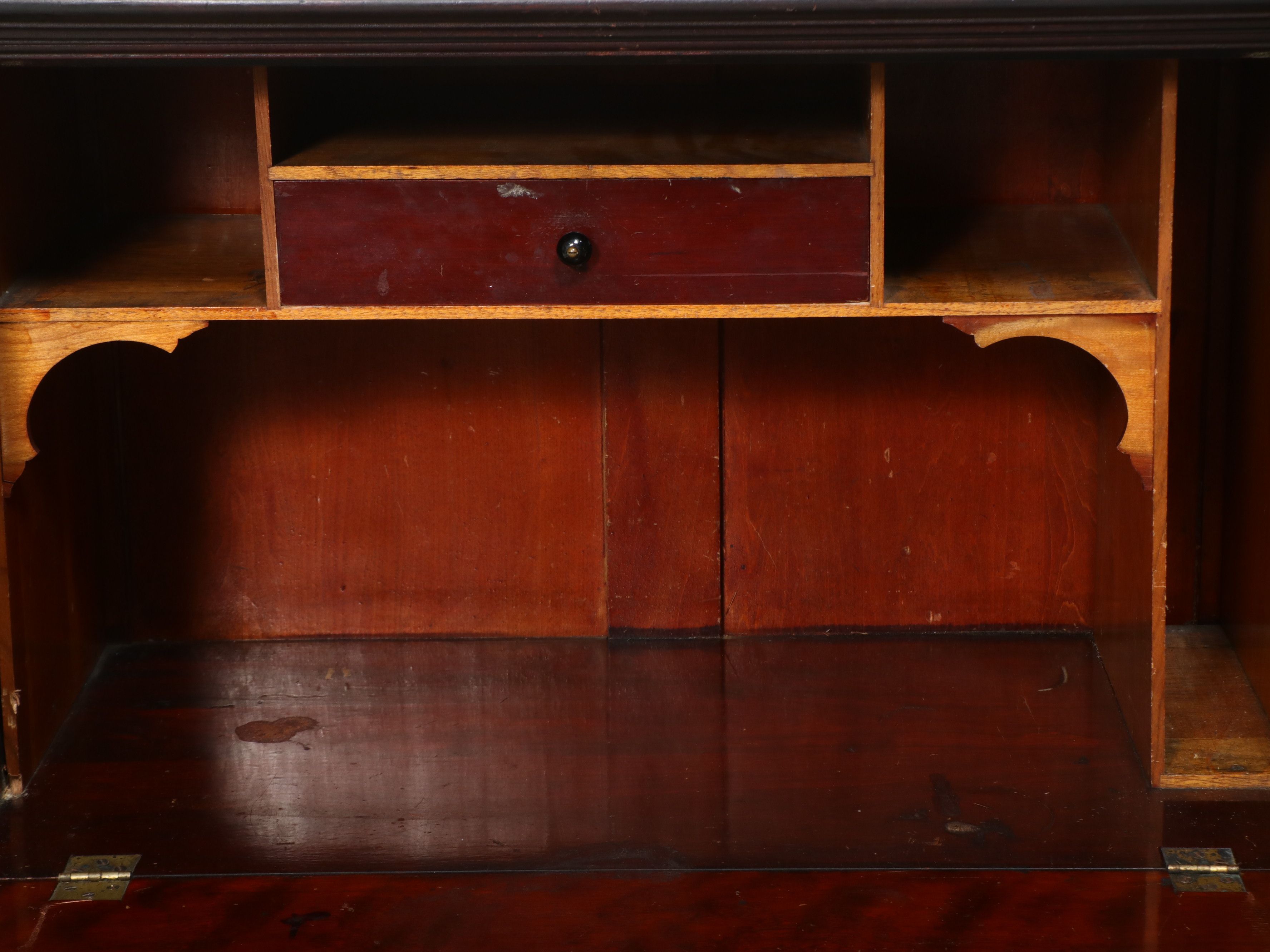 Edwardian Style Mahogany Side-by-Side Secretary, Early 20th Century