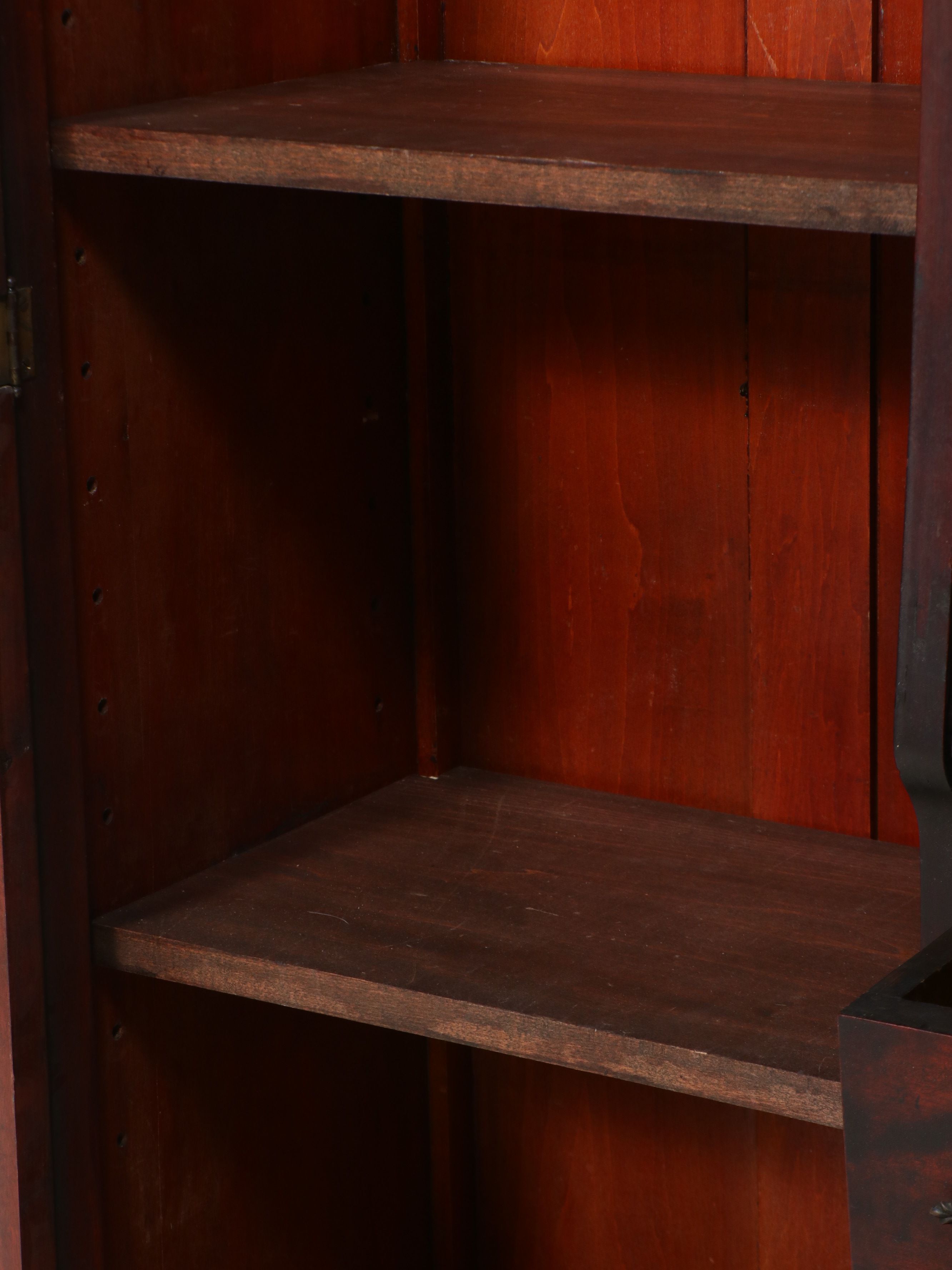 Edwardian Style Mahogany Side-by-Side Secretary, Early 20th Century