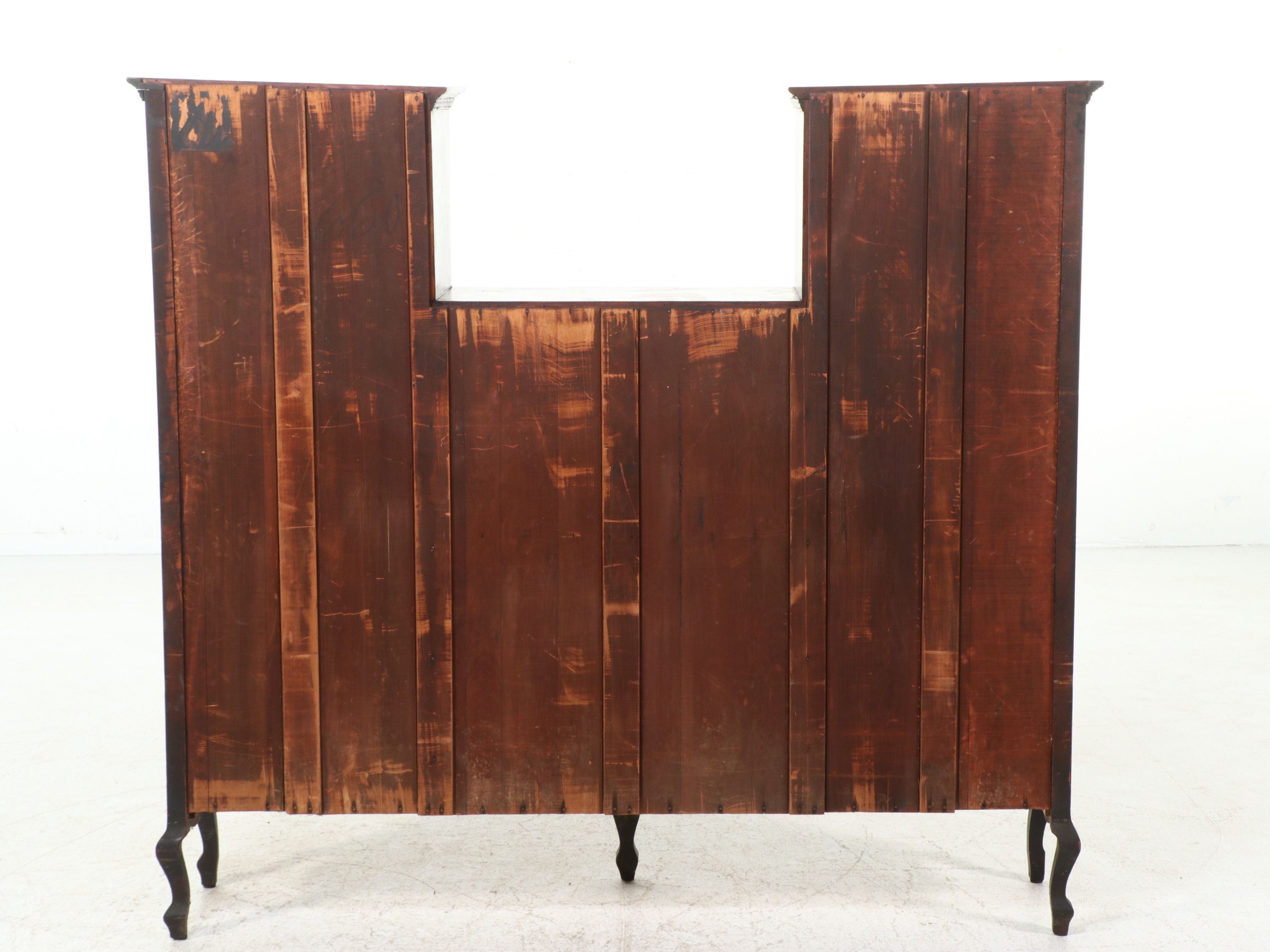 Edwardian Style Mahogany Side-by-Side Secretary, Early 20th Century