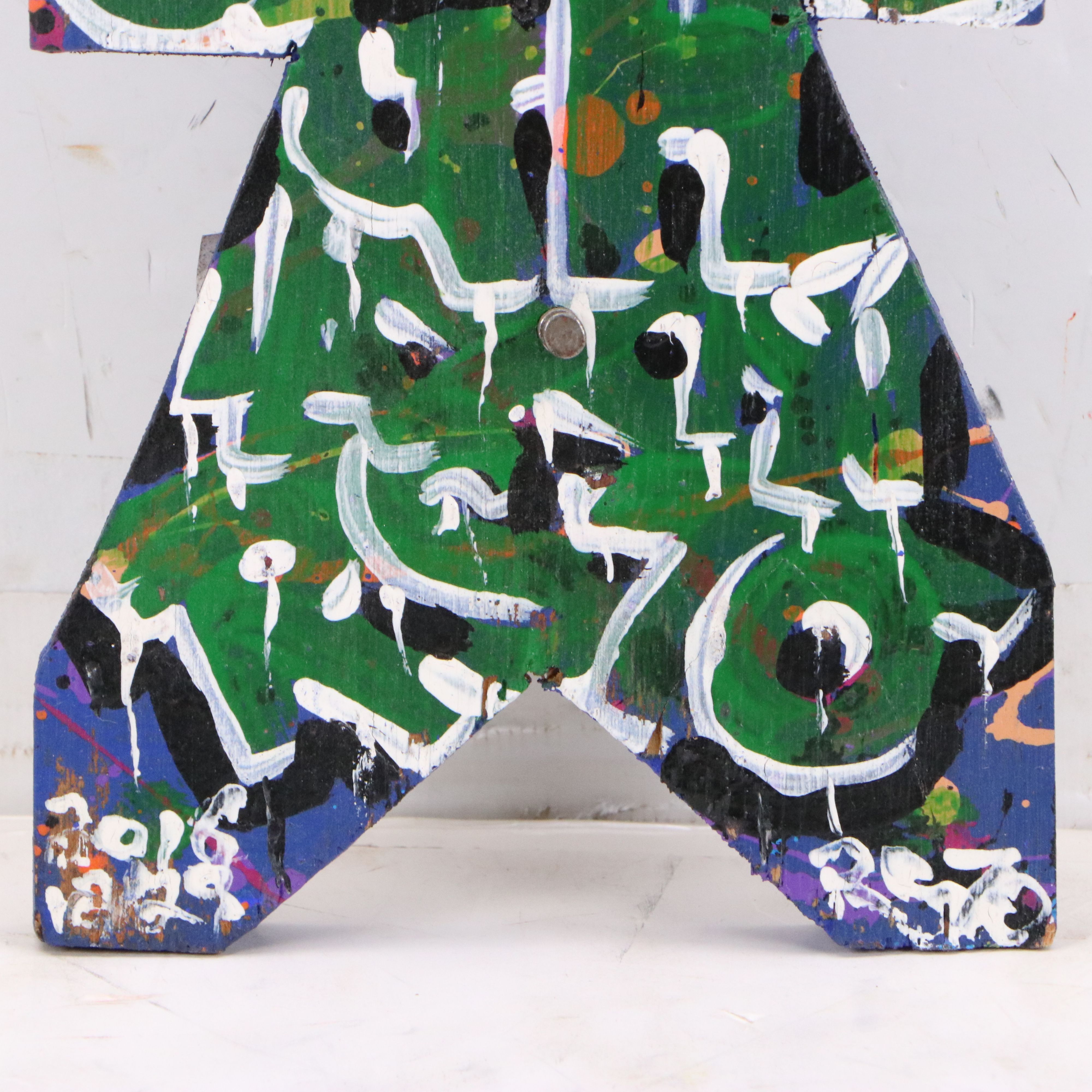 UGHC x RX70 Mixed Media Graffiti Sculpture "LA#374," 2016