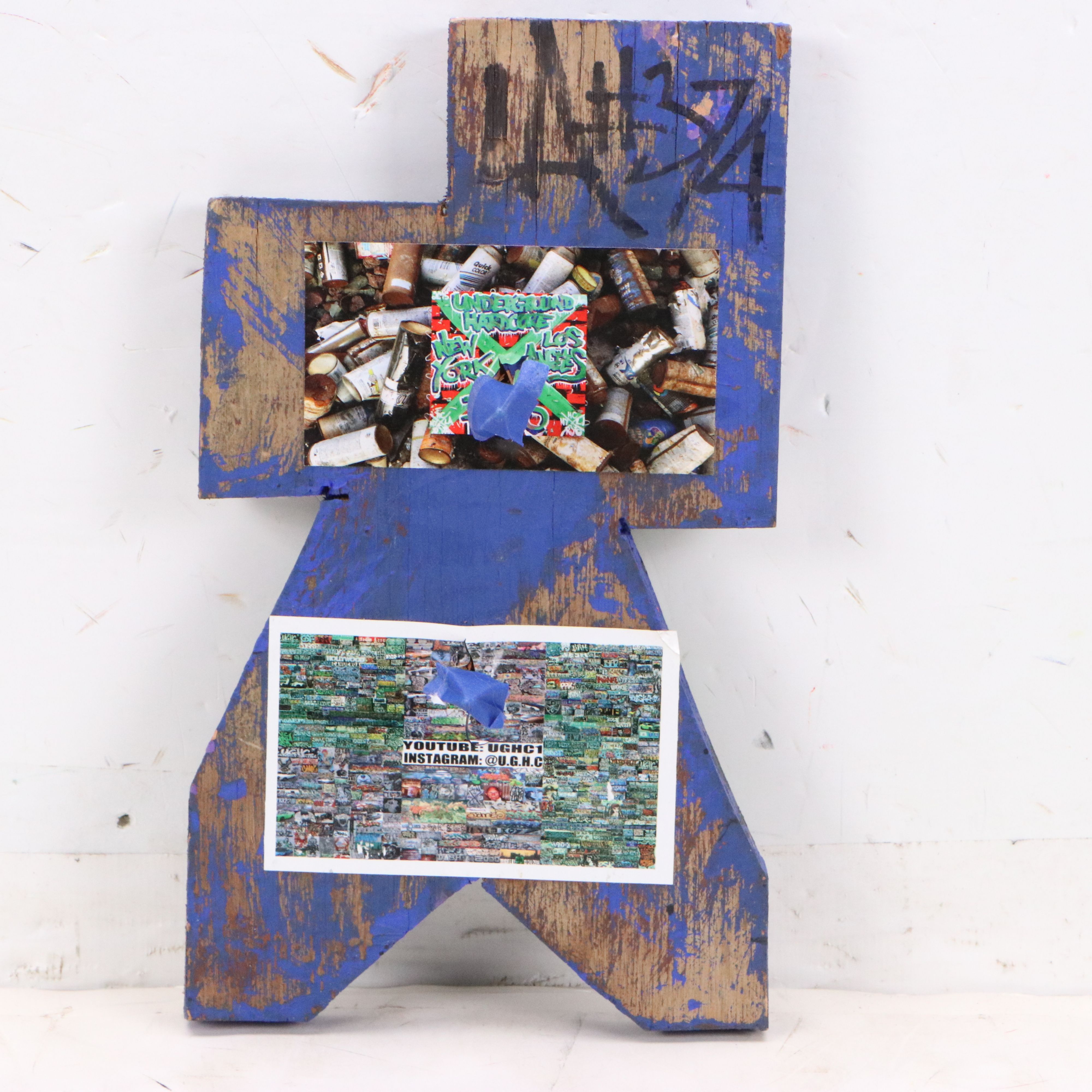 UGHC x RX70 Mixed Media Graffiti Sculpture "LA#374," 2016