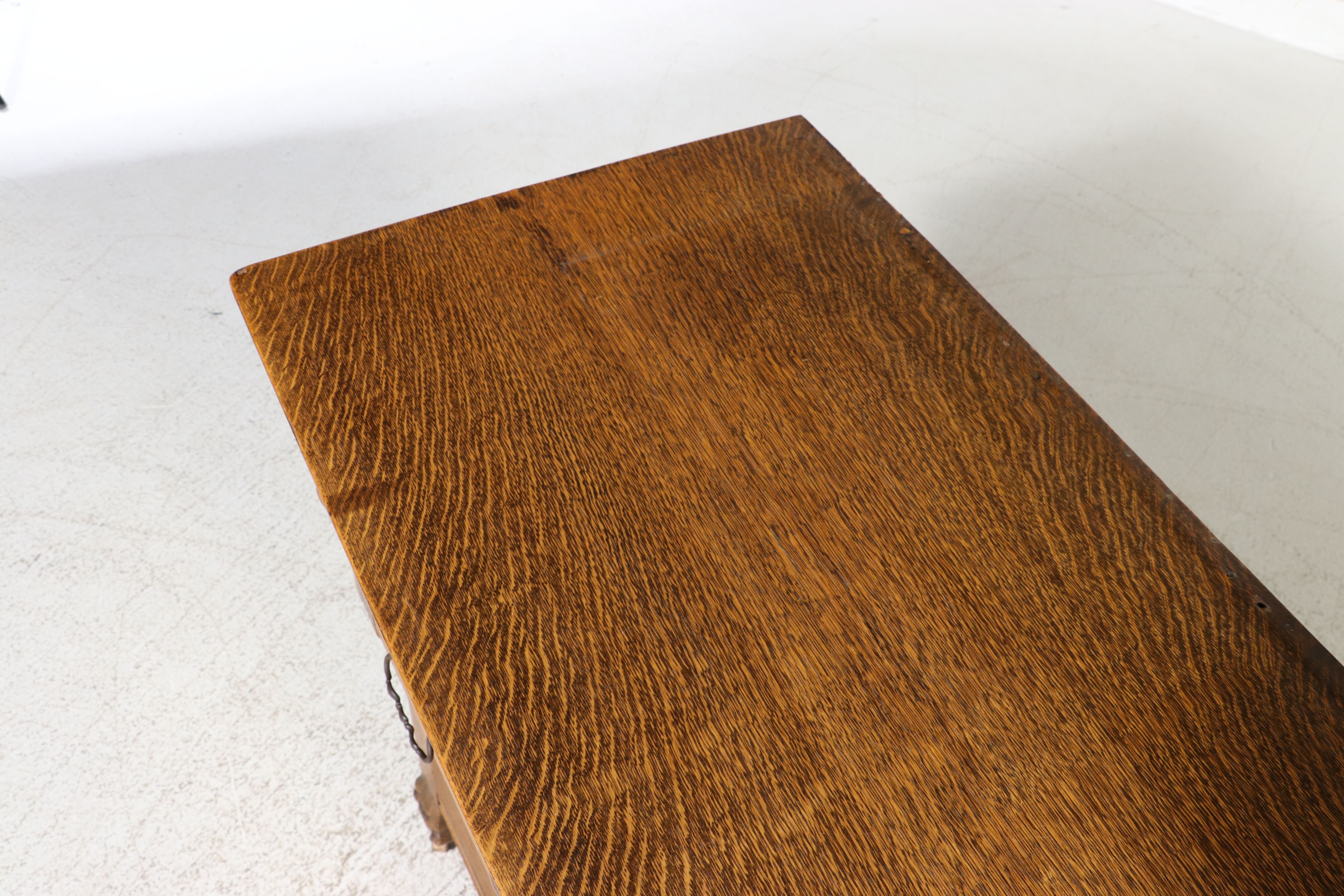 American Late Victorian Oak Sideboard, Late 19th/Early 20th Century