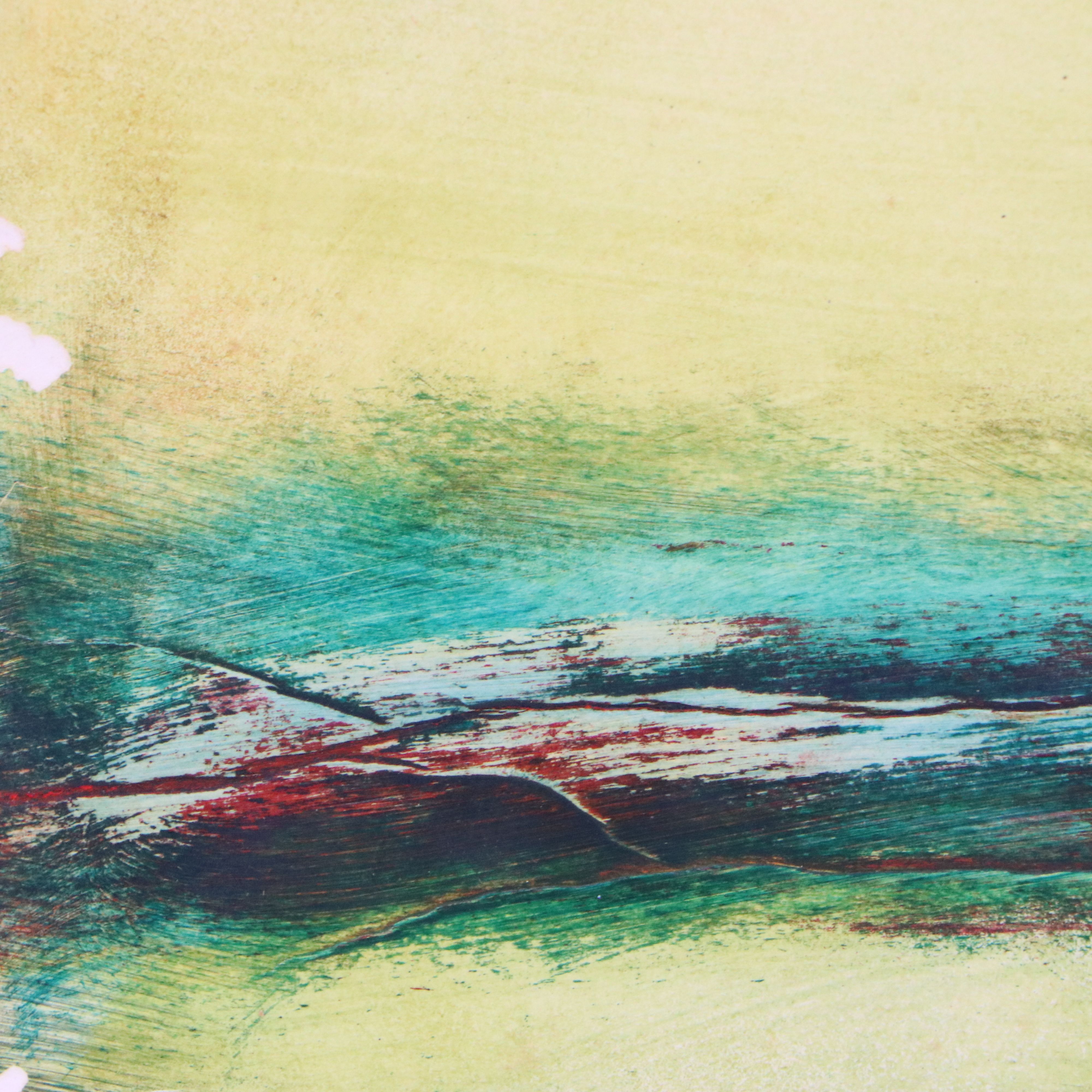 Luisa Elena Betancourt Abstract Mixed Media Painting, 2002