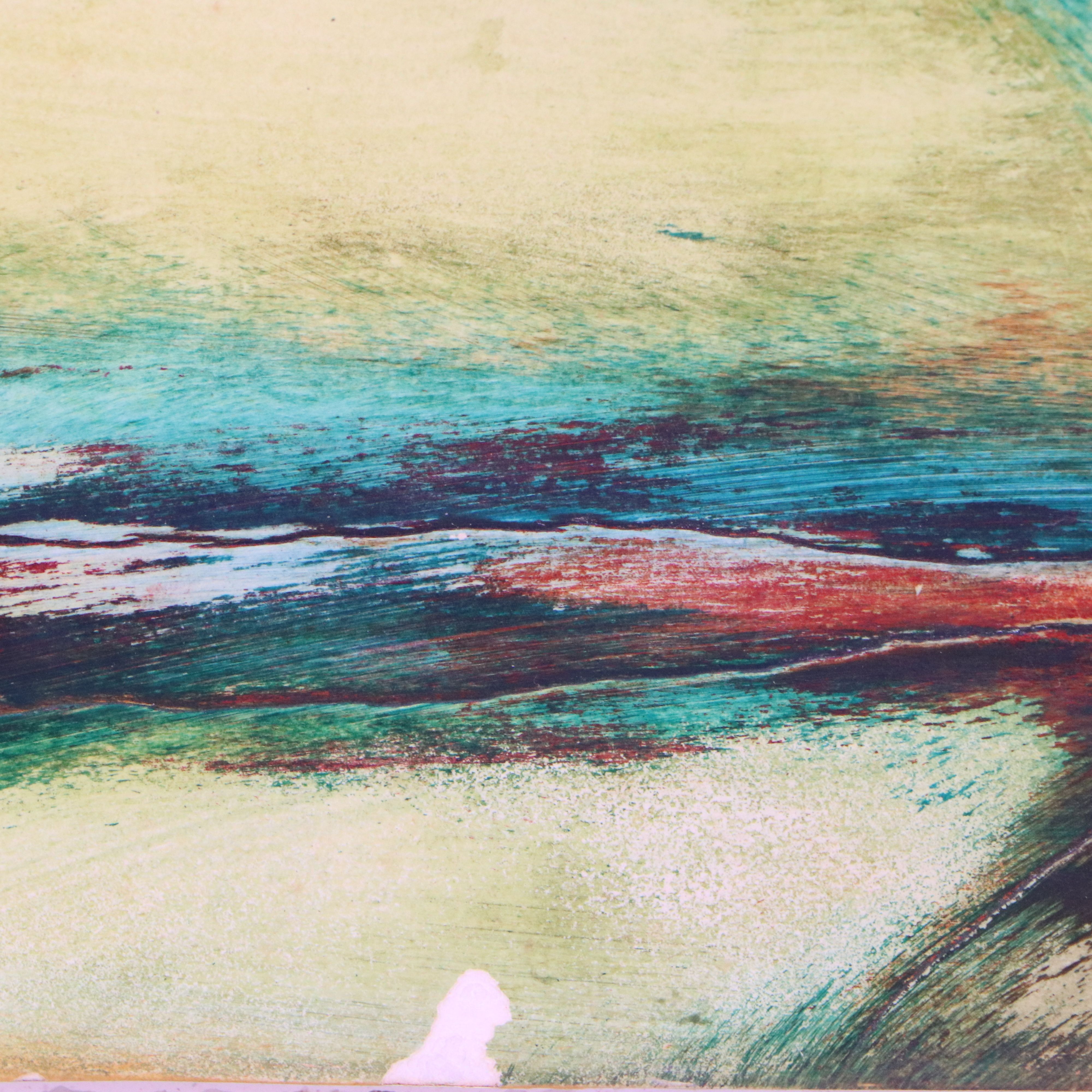 Luisa Elena Betancourt Abstract Mixed Media Painting, 2002