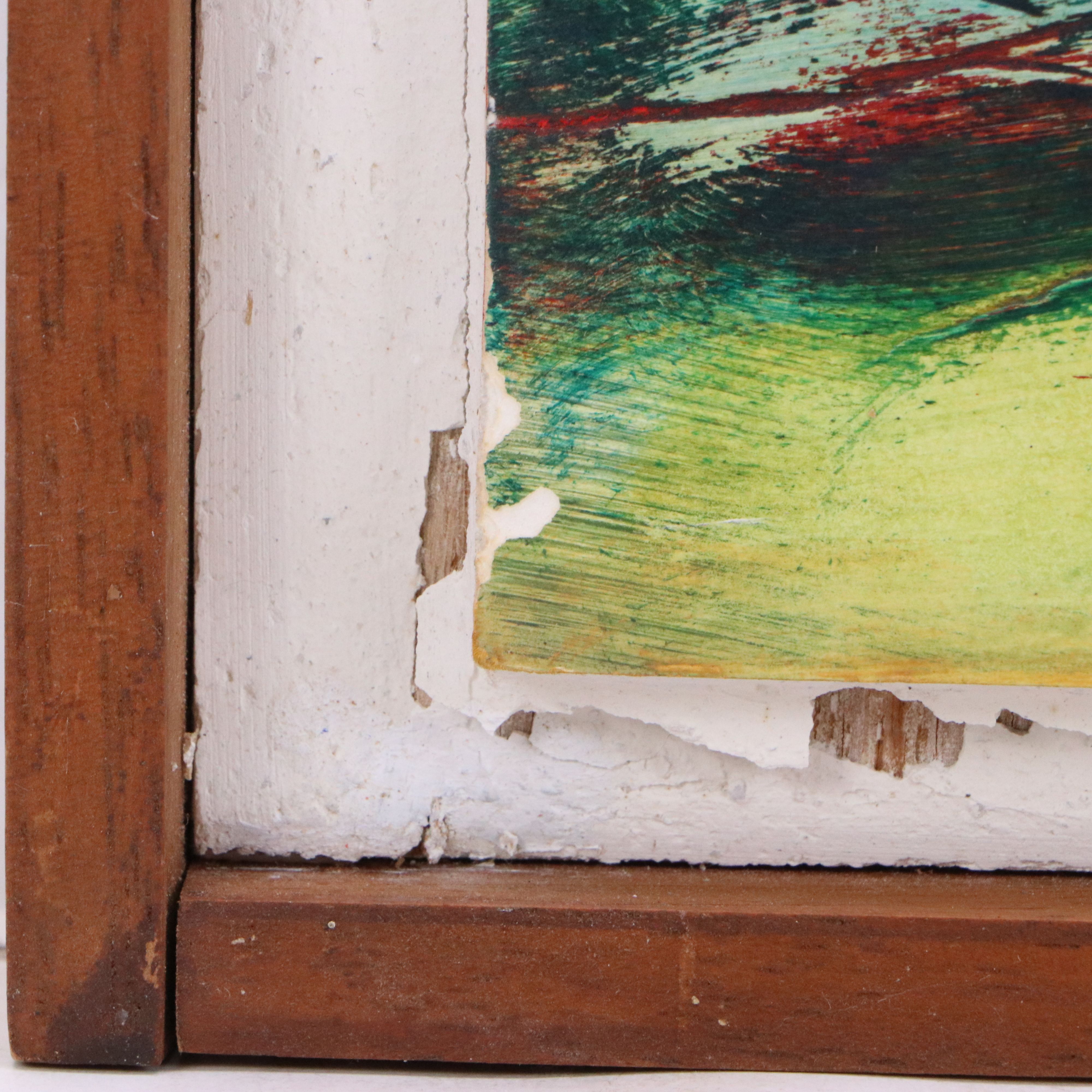 Luisa Elena Betancourt Abstract Mixed Media Painting, 2002