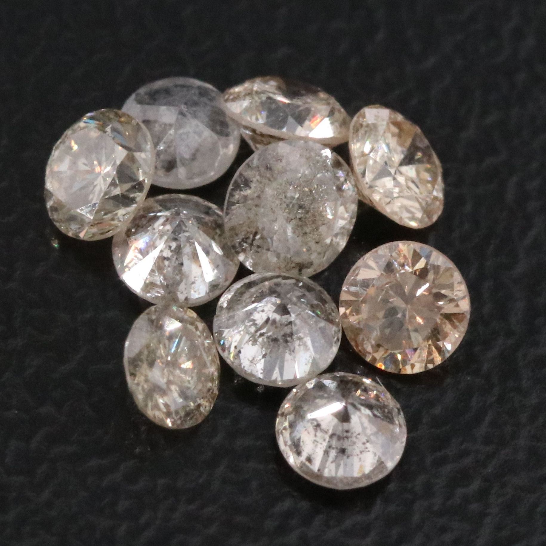 Loose 0.97 CTW Diamond Lot Including Fancy Brown