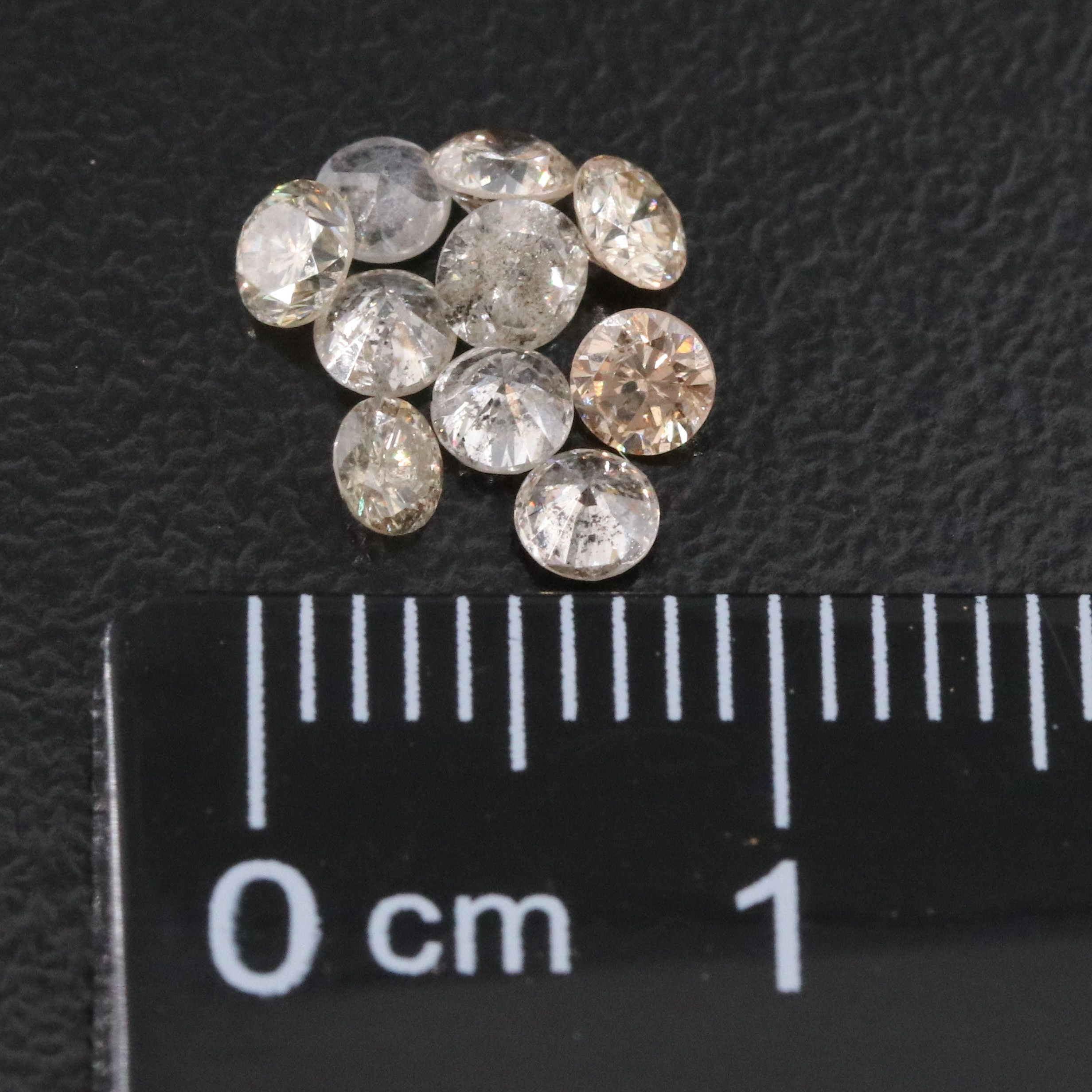 Loose 0.97 CTW Diamond Lot Including Fancy Brown