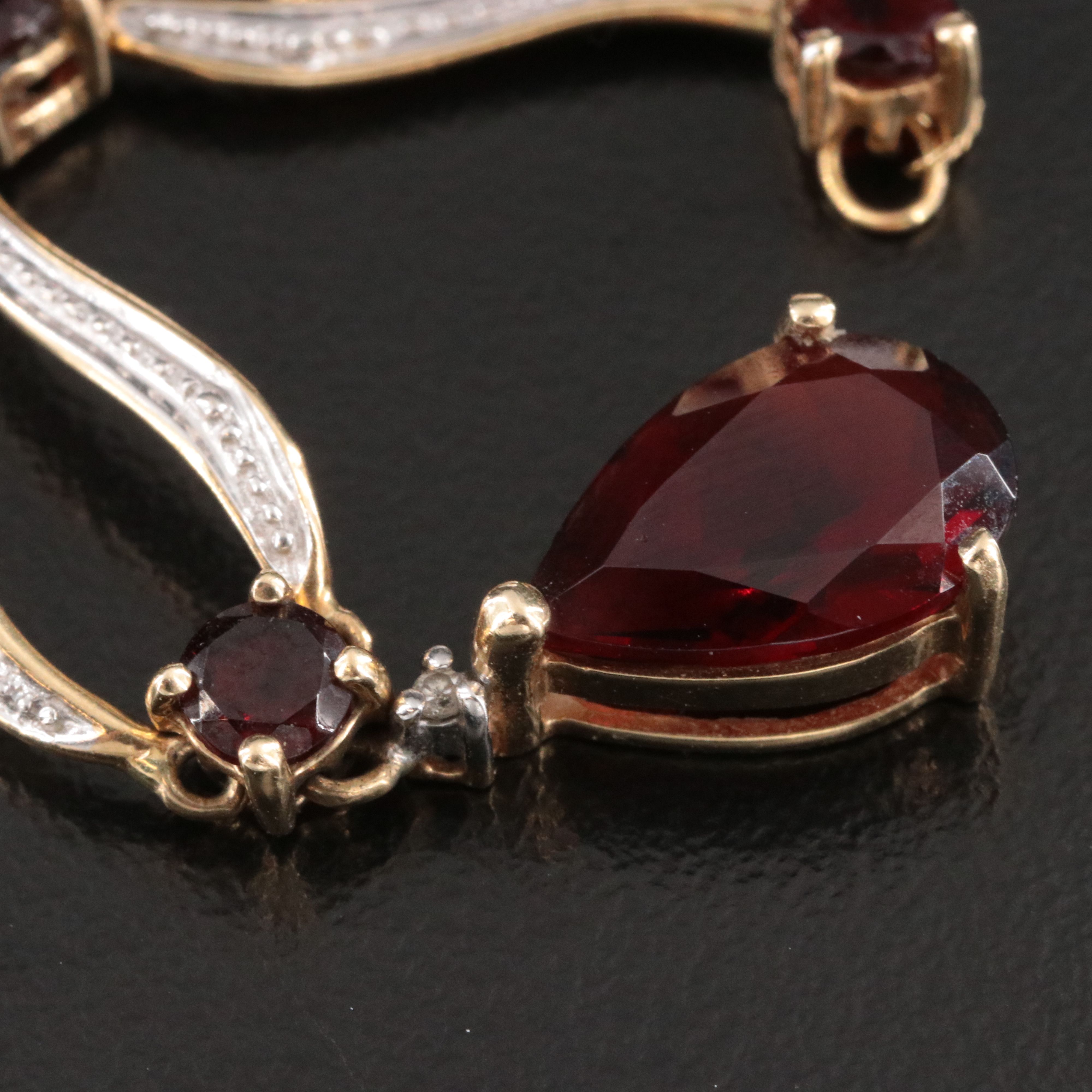 14K Garnet Necklace