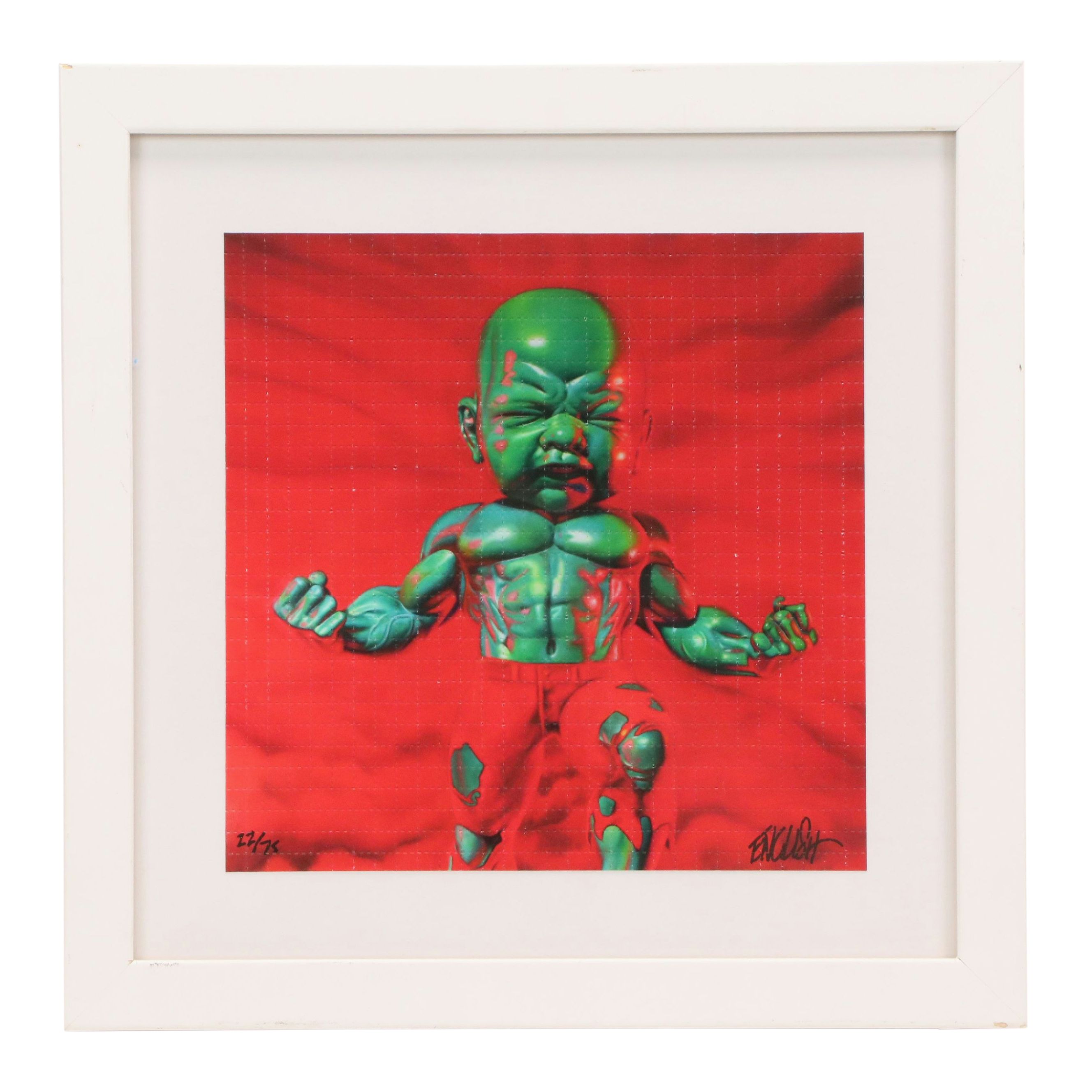 Ron English Digital Print "Temper Tot Rising," 2020