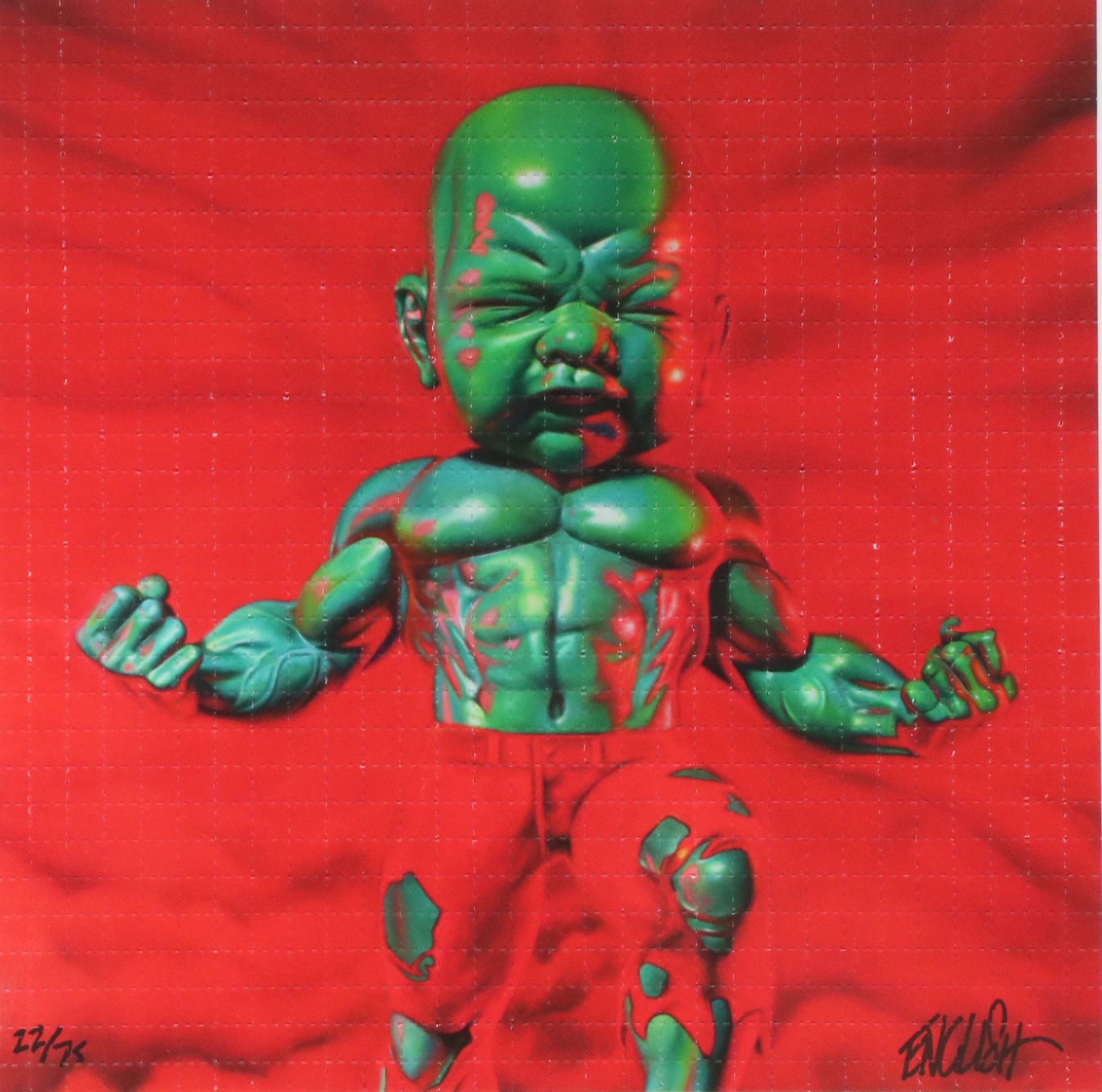 Ron English Digital Print "Temper Tot Rising," 2020