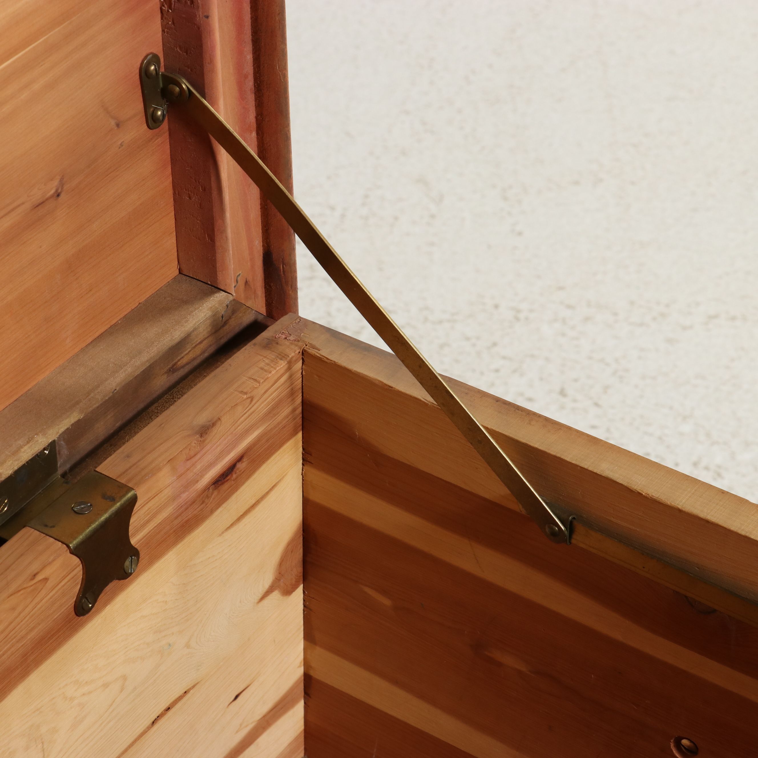 Cedar Chest with Decorative Printed Bands