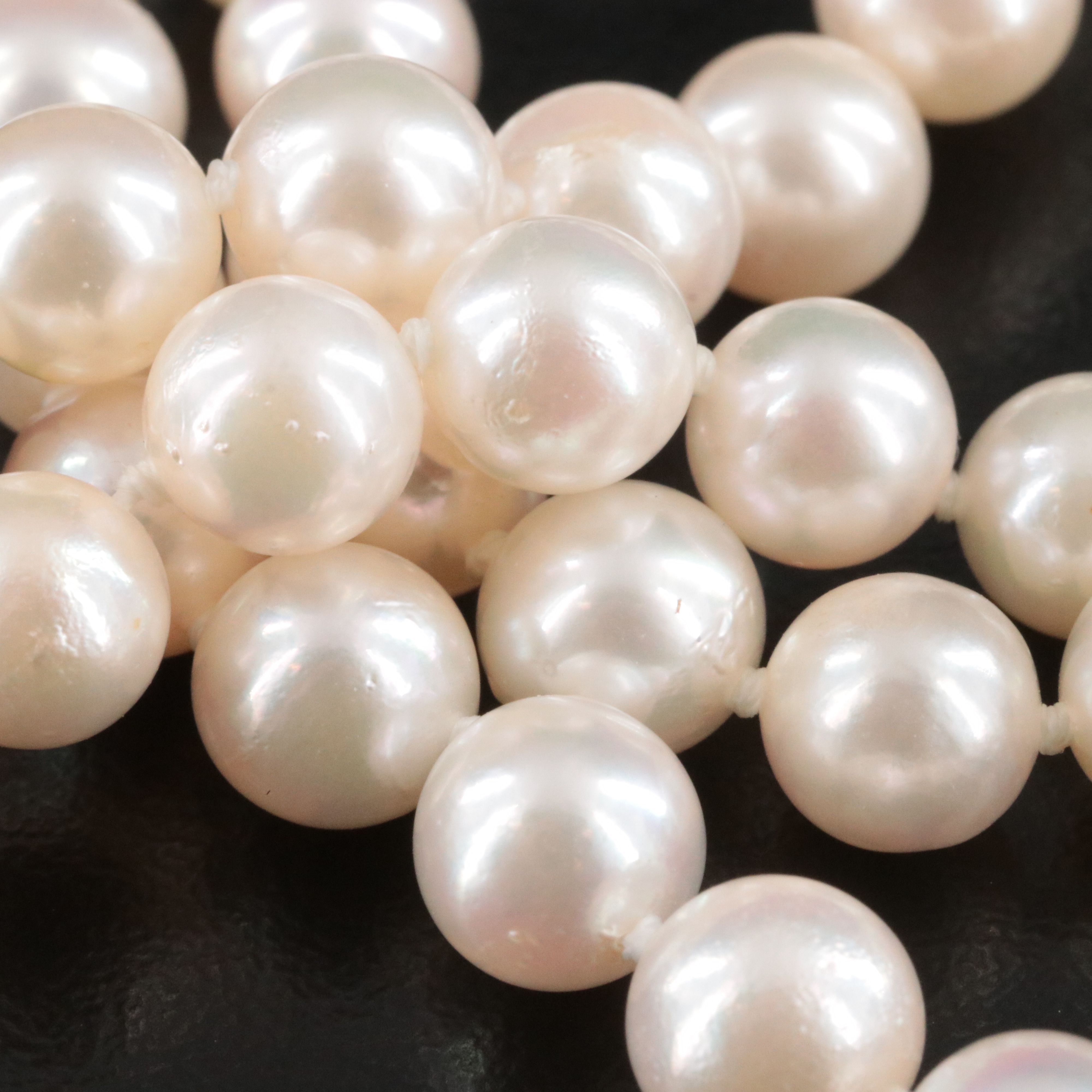 Pearl Necklace with 14K Clasp