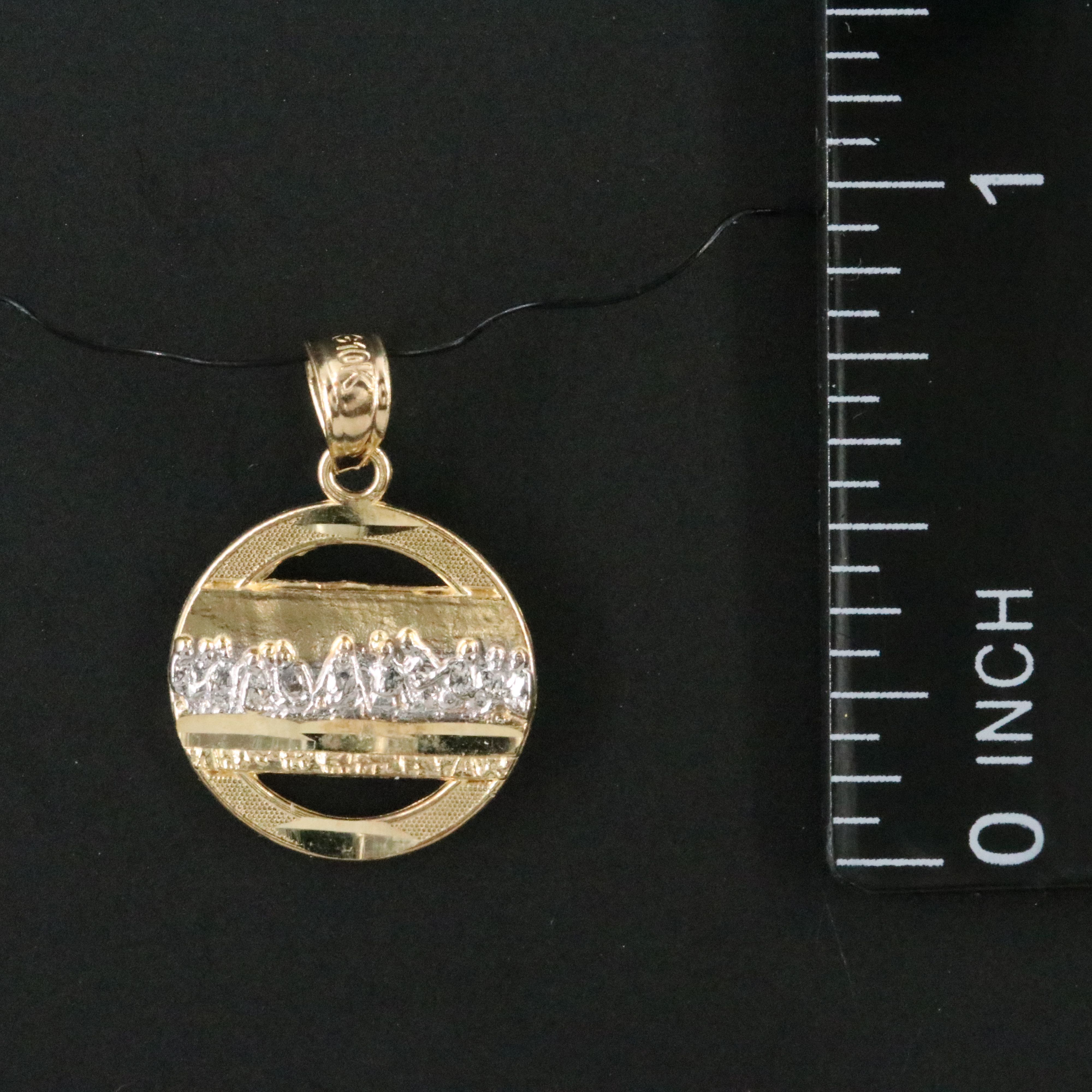 10K "The Last Supper" Charm