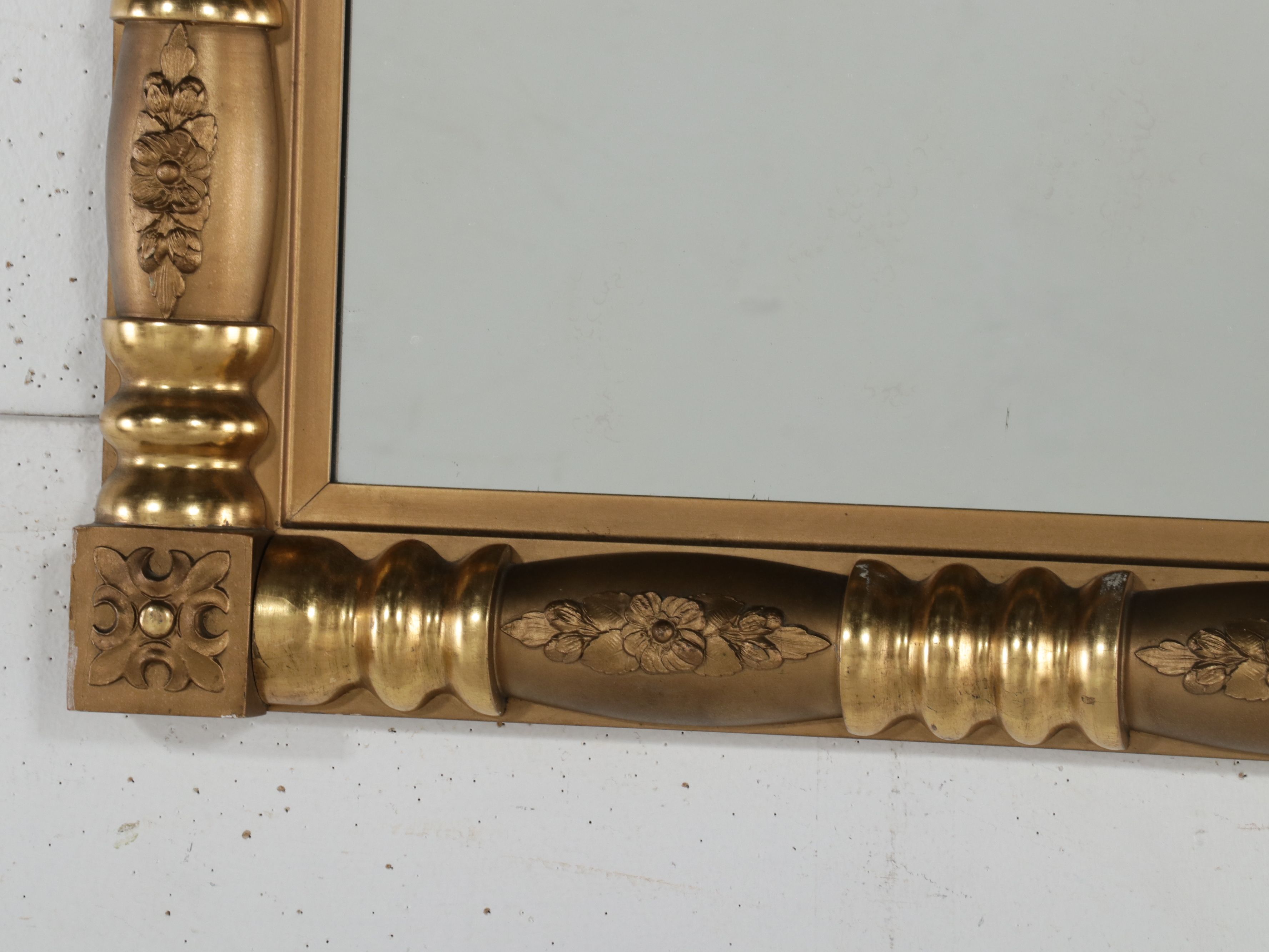 Regency Style Giltwood Framed Wall Mirror, 20th Century