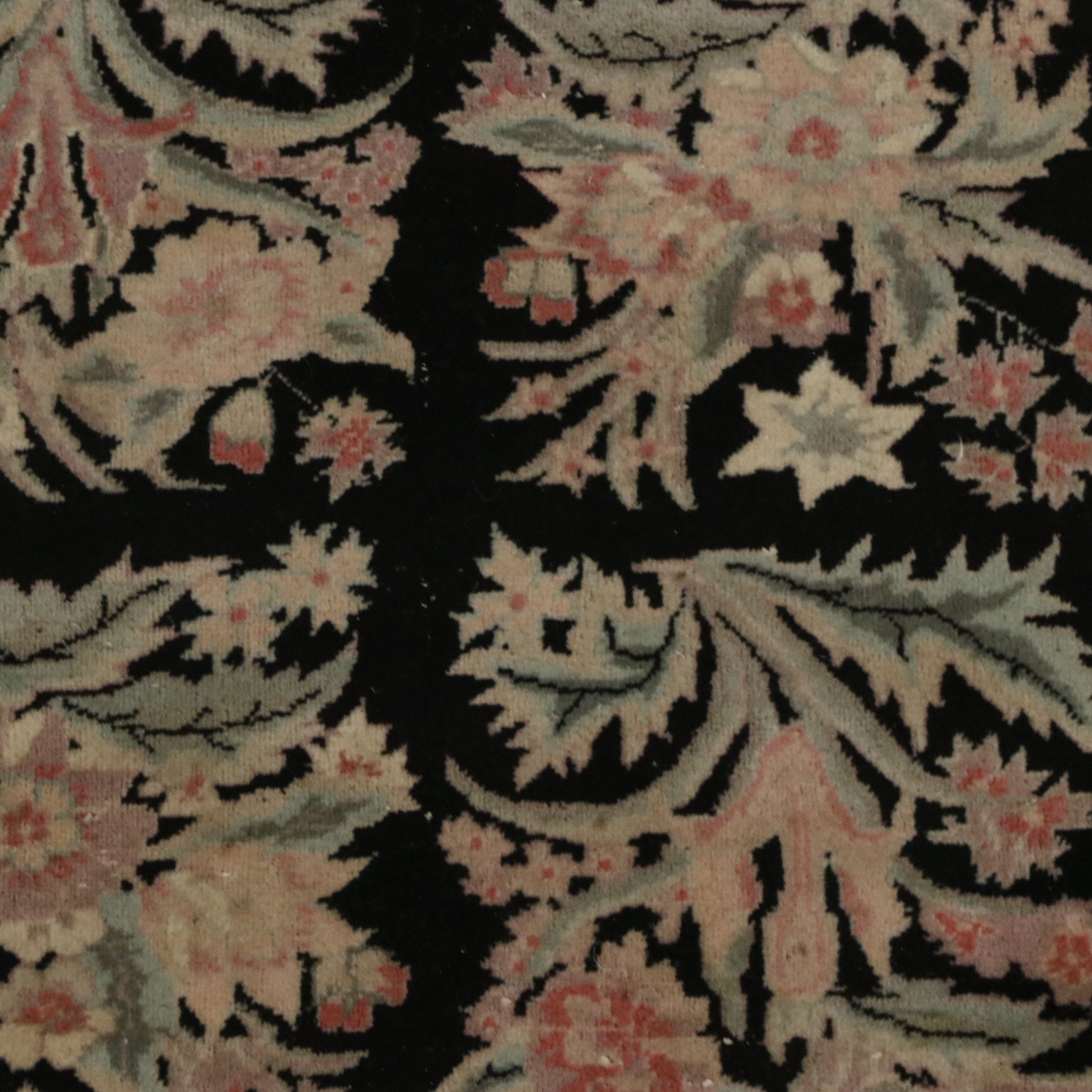 3'1 x 5'3 Hand-Knotted Chinese Floral Area Rug