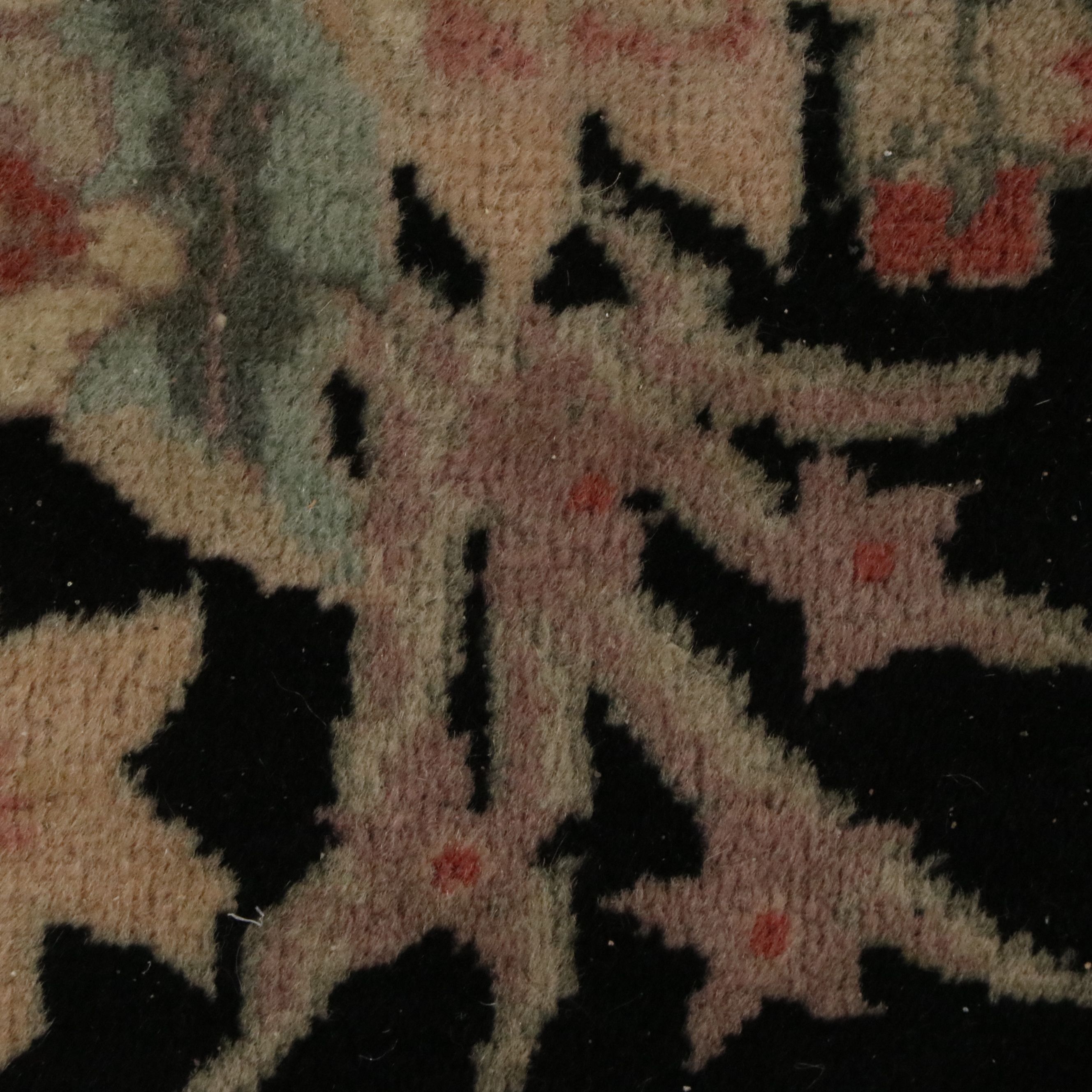 3'1 x 5'3 Hand-Knotted Chinese Floral Area Rug