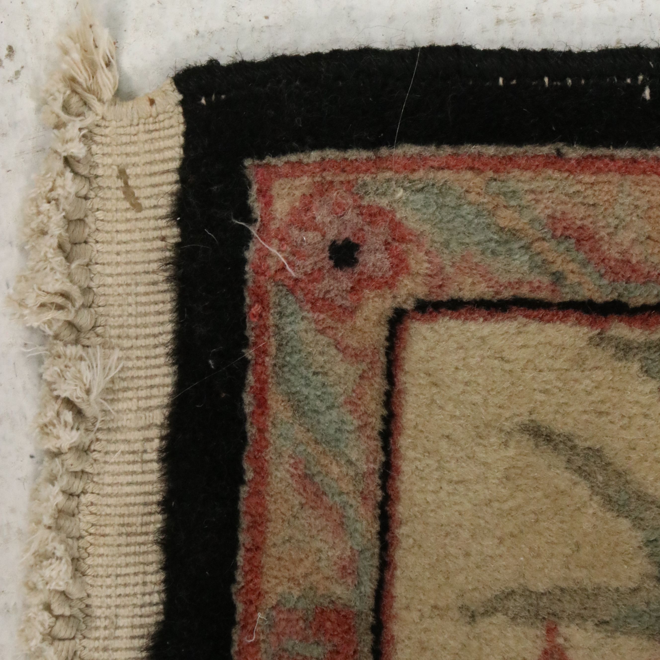 3'1 x 5'3 Hand-Knotted Chinese Floral Area Rug