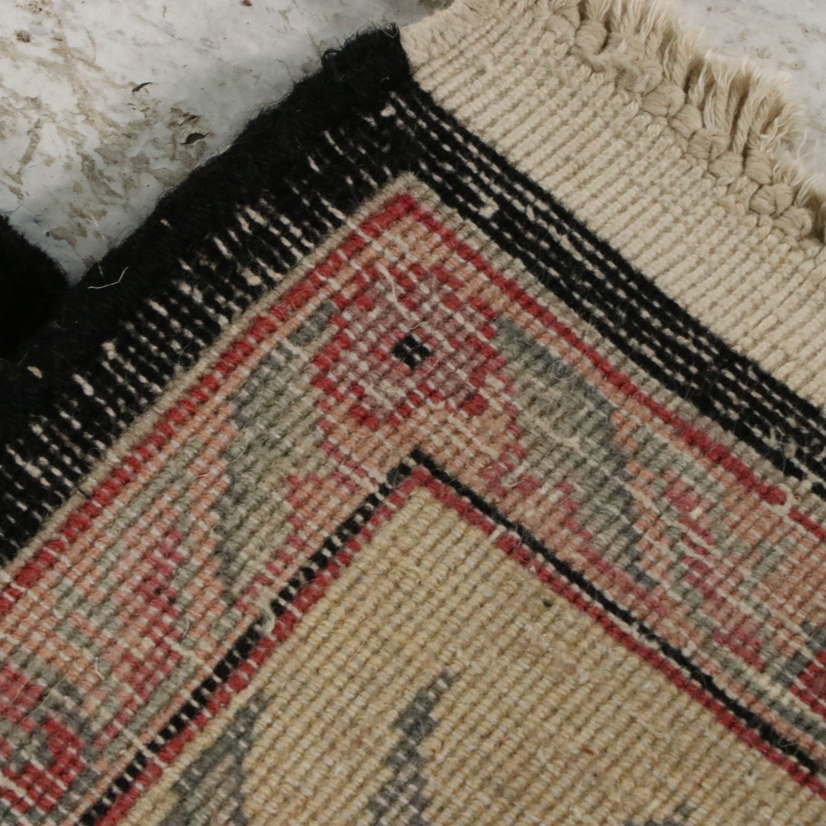 3'1 x 5'3 Hand-Knotted Chinese Floral Area Rug