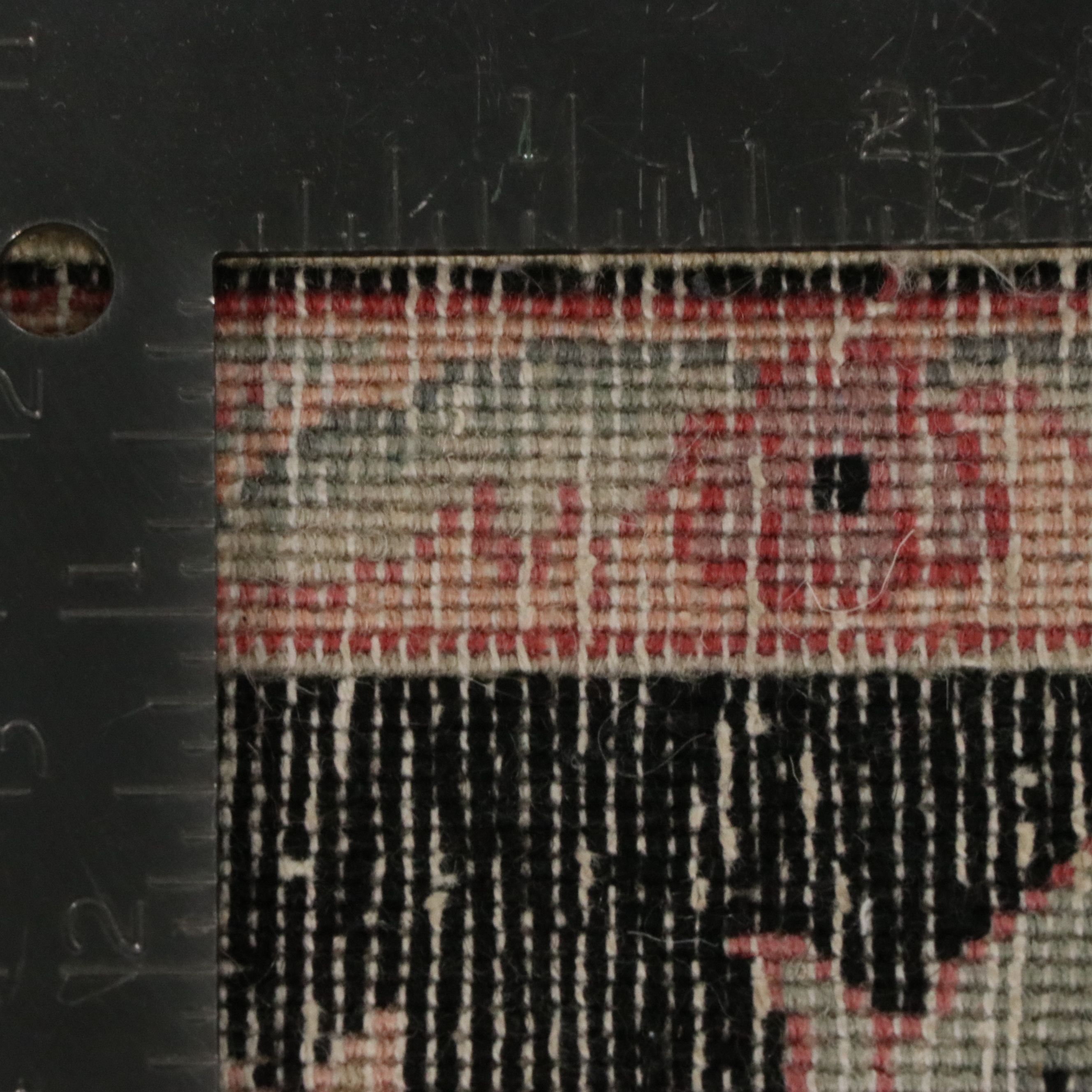 3'1 x 5'3 Hand-Knotted Chinese Floral Area Rug