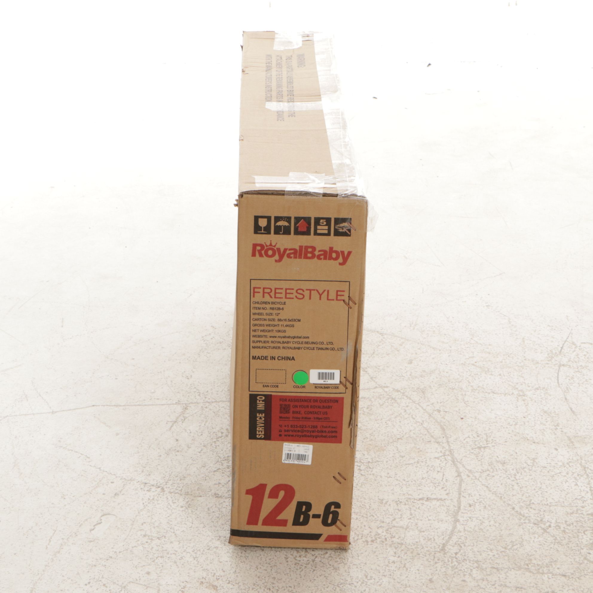 Royal Baby "Freestyle 12 B-6" Children's Bicycle with 12" Wheel