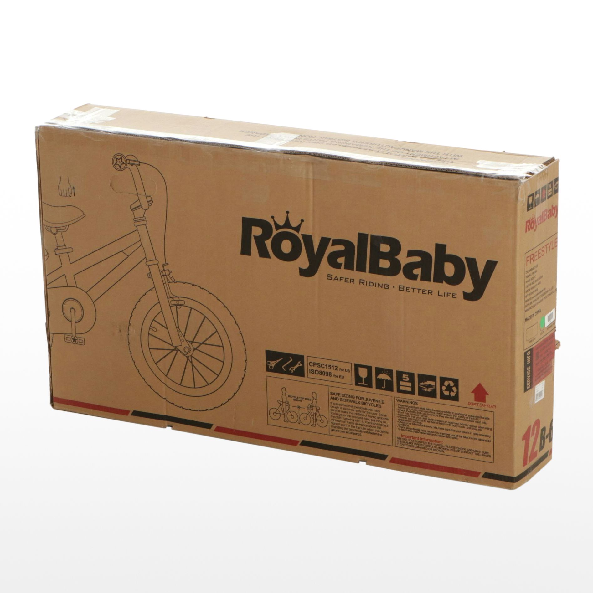 Royal Baby "Freestyle 12 B-6" Children's Bicycle with 12" Wheel