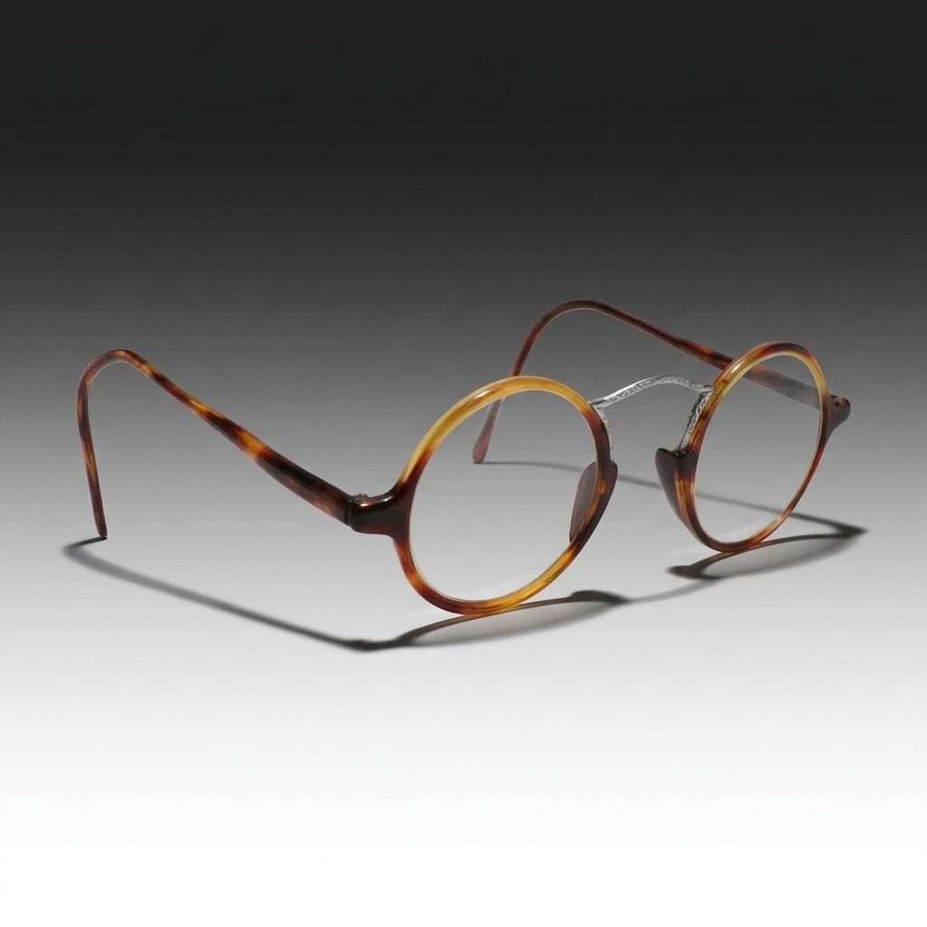 Round Bifocal Havana Eyeglasses