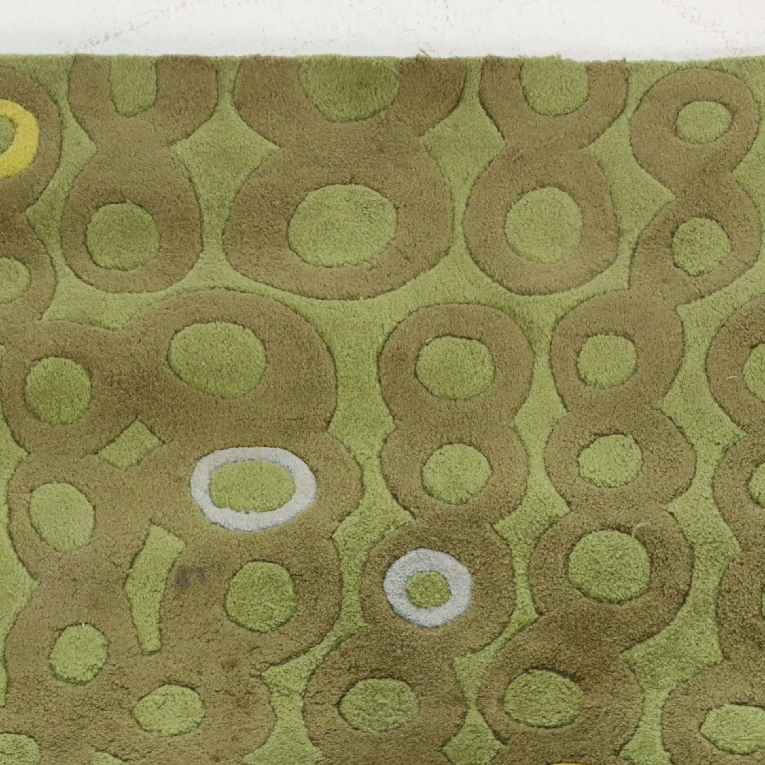 5' x 7'2 Hand-Tufted Modernist Style Area Rug