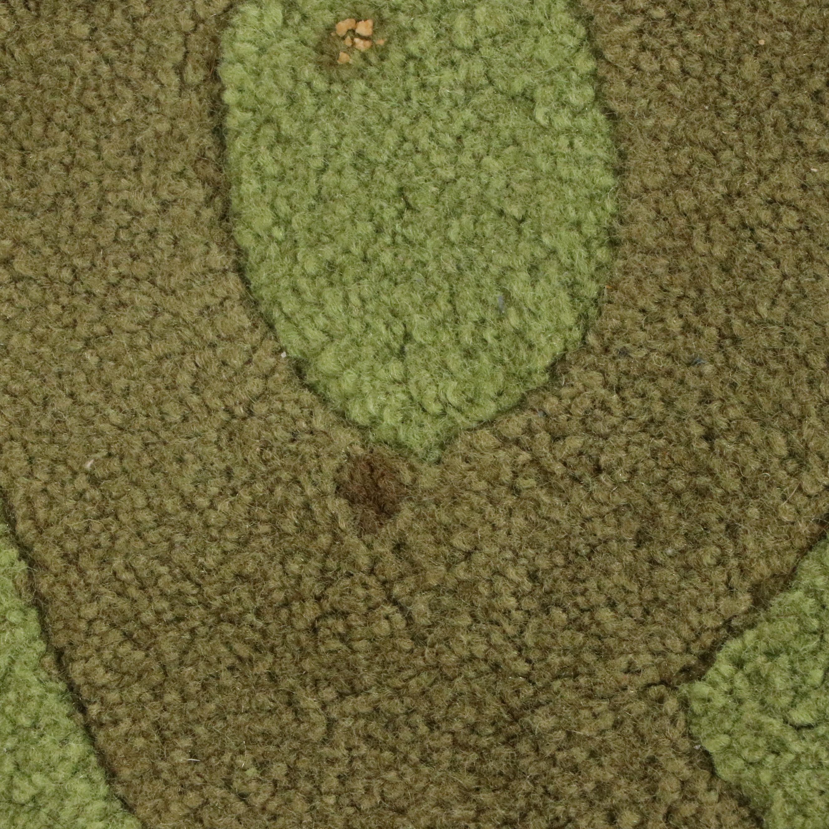 5' x 7'2 Hand-Tufted Modernist Style Area Rug