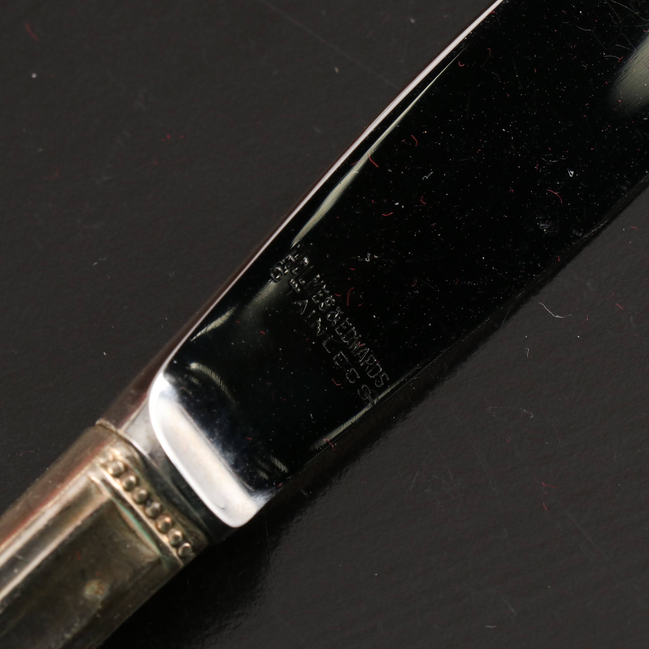 Holmes & Edwards "Danish Princess" Silver Plate Flatware in Walnut Chest