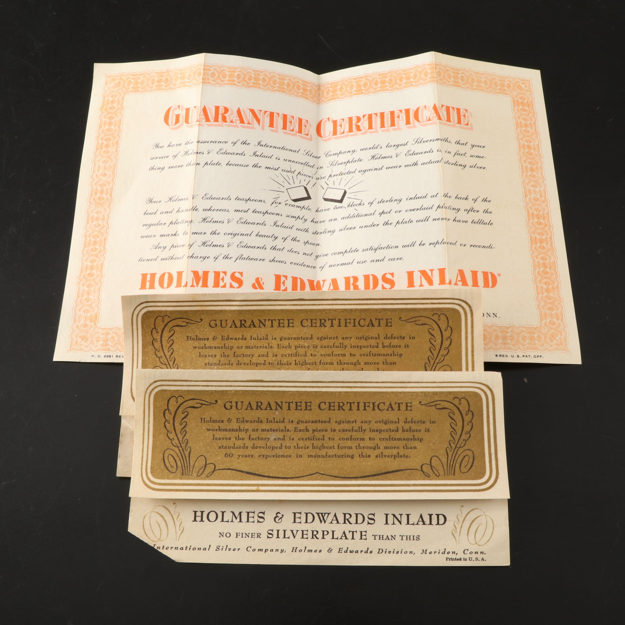 Holmes & Edwards "Danish Princess" Silver Plate Flatware in Walnut Chest