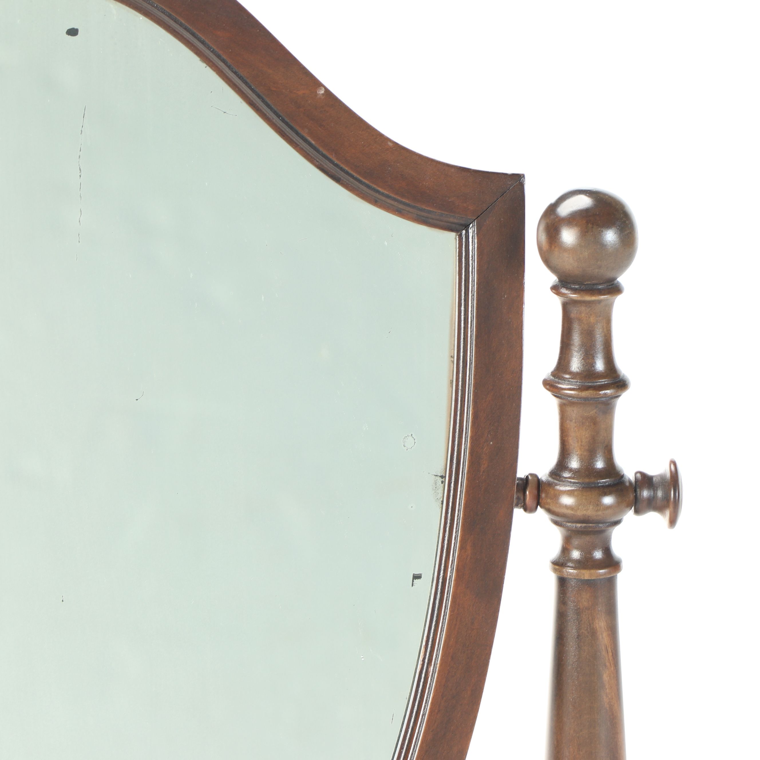 Edwardian Style Mahogany Table Top Mirror