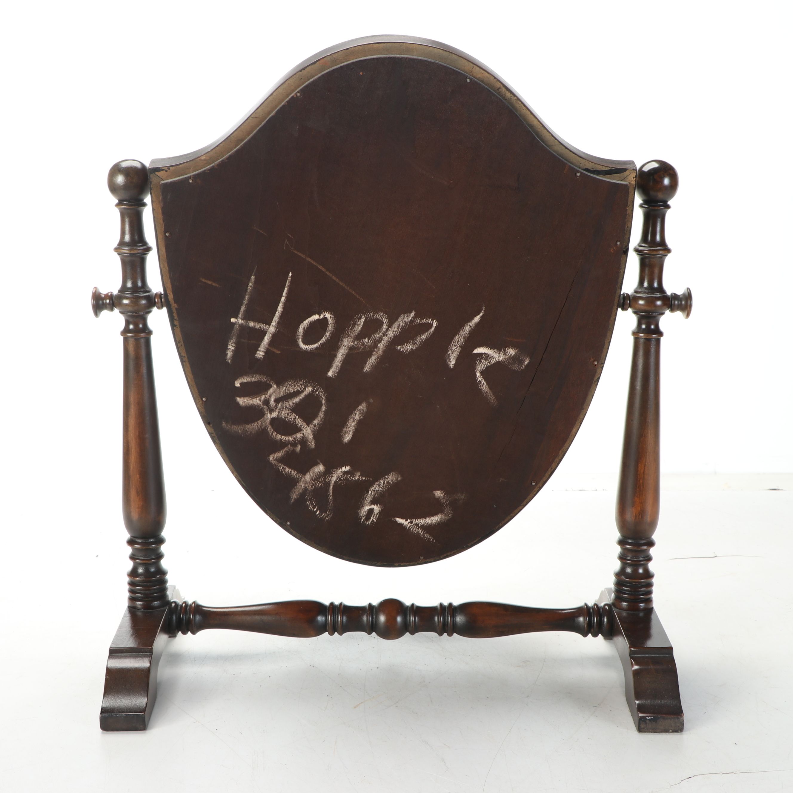 Edwardian Style Mahogany Table Top Mirror