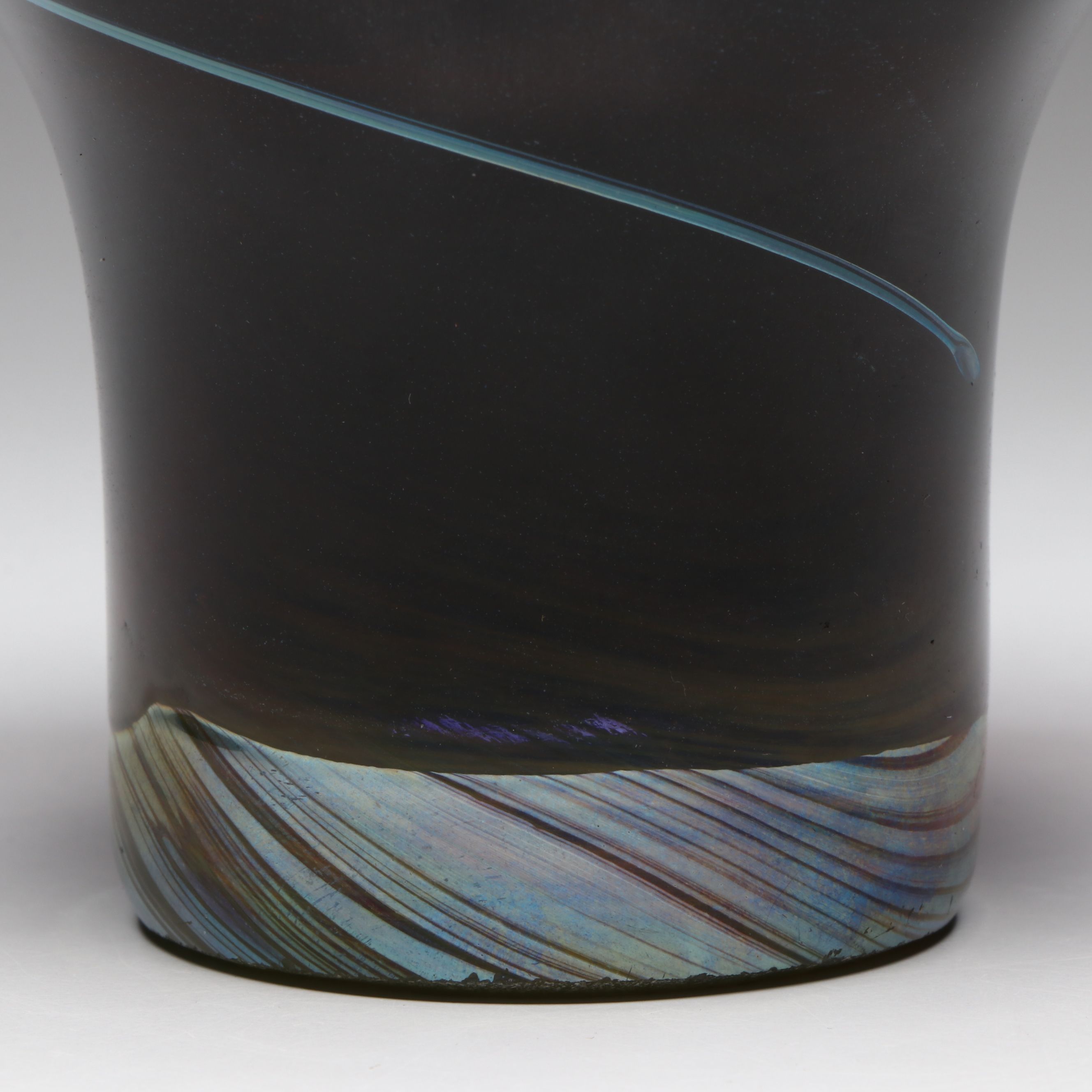 James Wayne Blown Glass Vase, 1970