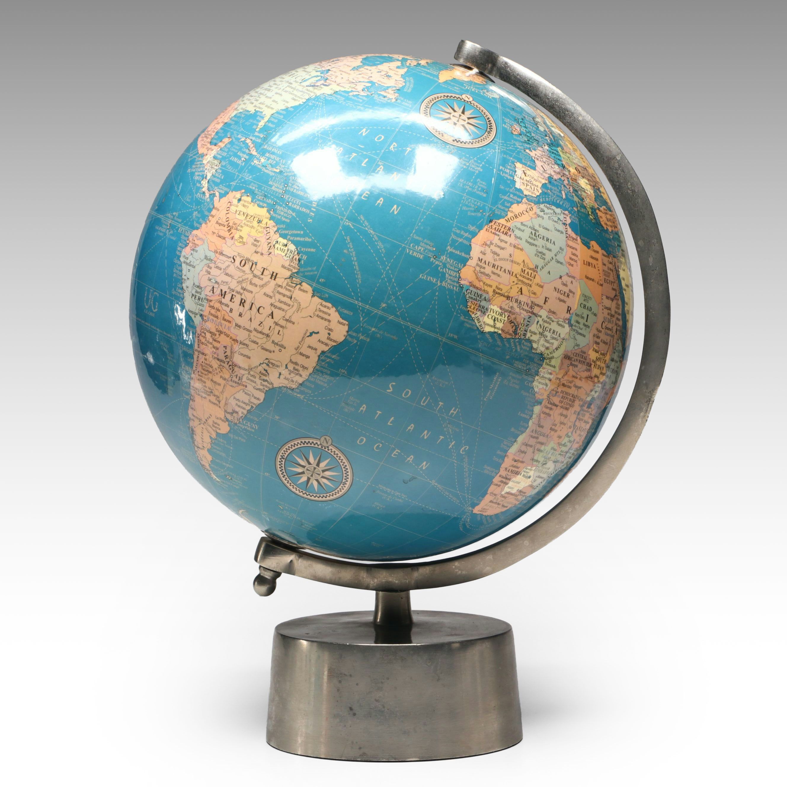 Ultimate Globes Plastic and Metal Desk Globe, 2010s