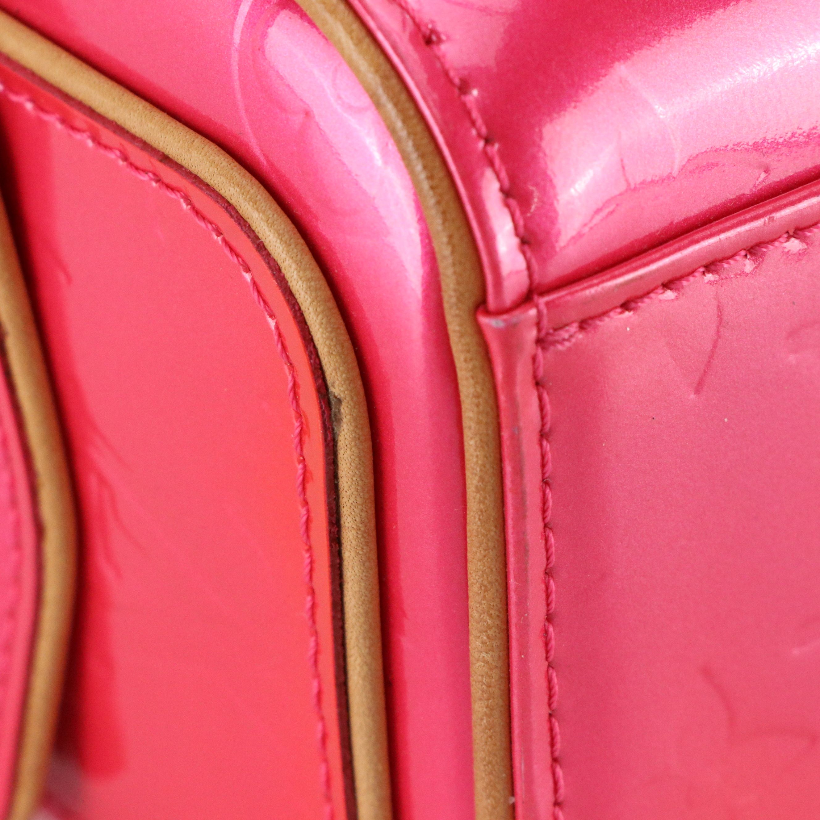 Louis Vuitton Sullivan Horizontal PM Shoulder Bag in Fuchsia Monogram Vernis