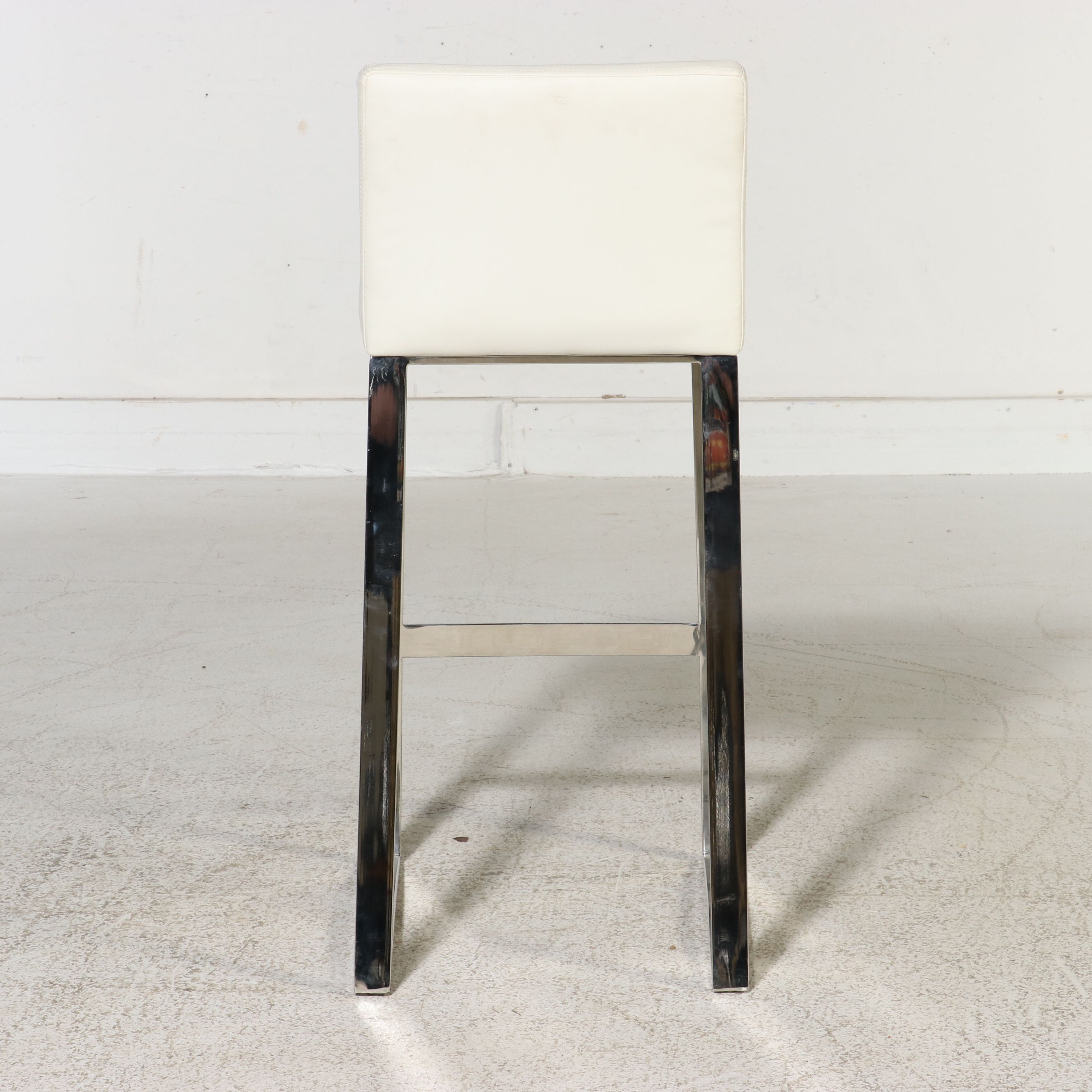 Three-Piece Contemporary Chrome and Glass Bistro Set