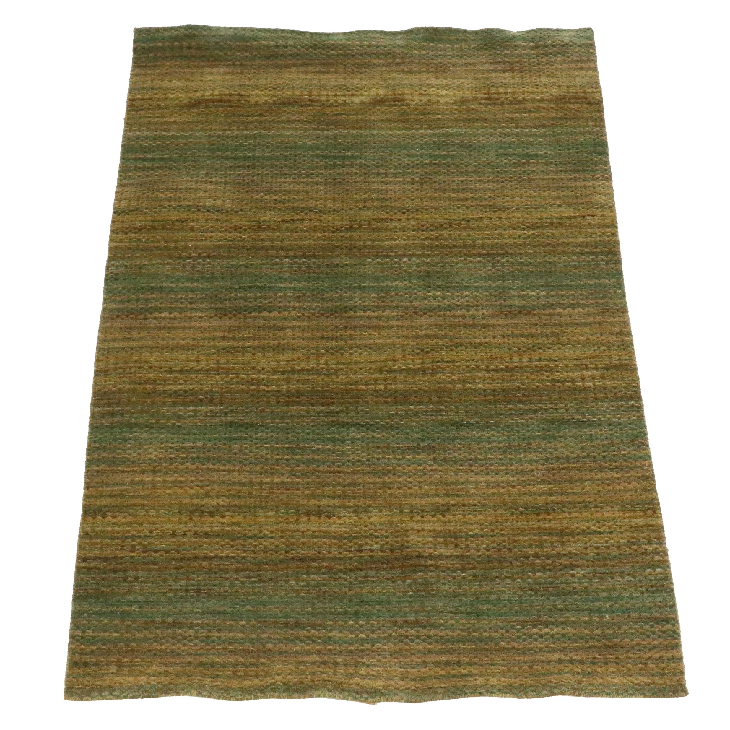 5'1 x 7'7 Hand-Knotted The Rug Gallery Contemporary Indian Area Rug