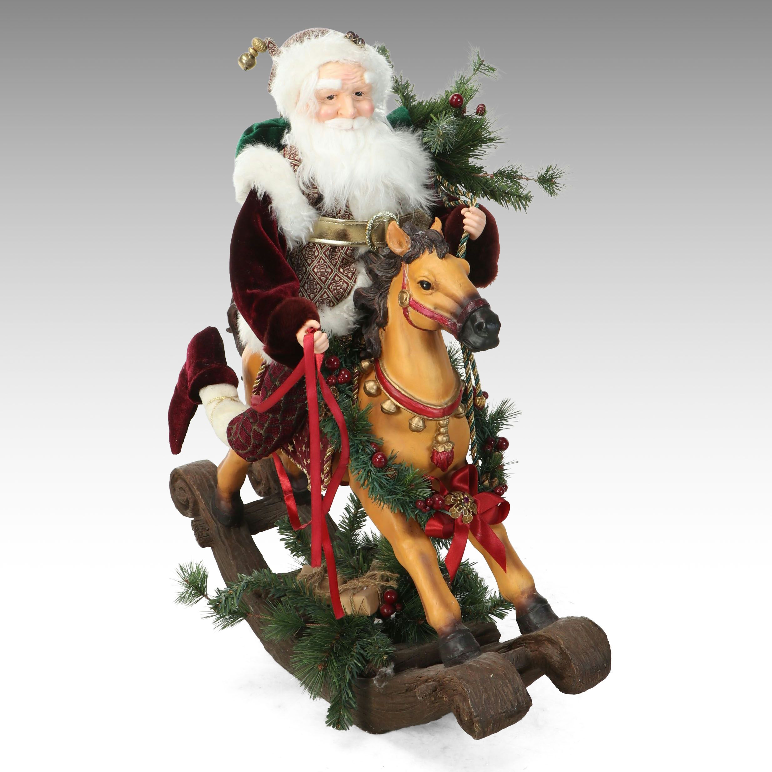 The Bombay Company Santa Claus Christmas Decoration