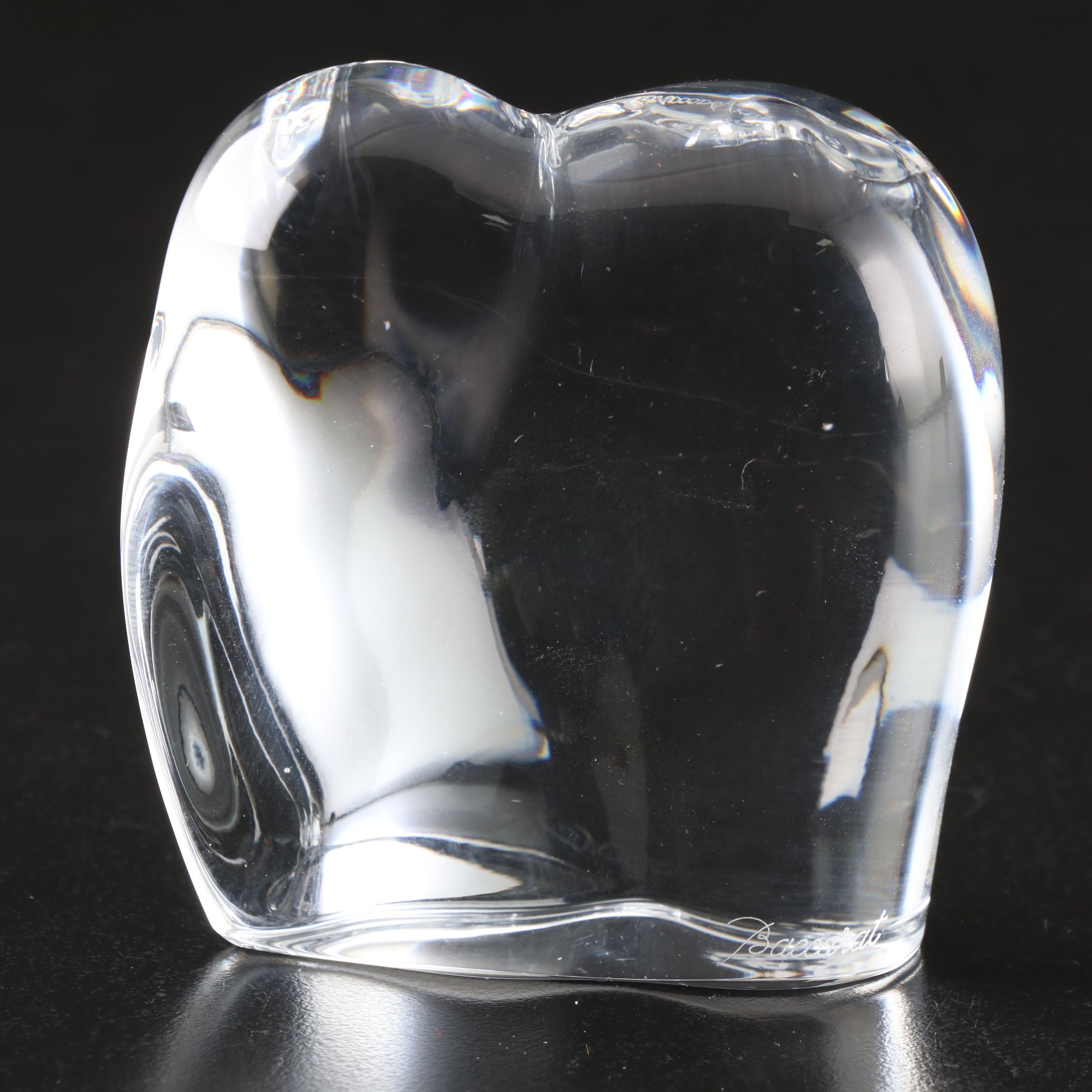 Baccarat Crystal "Asian Elephant" Figurine, Late 20th Century