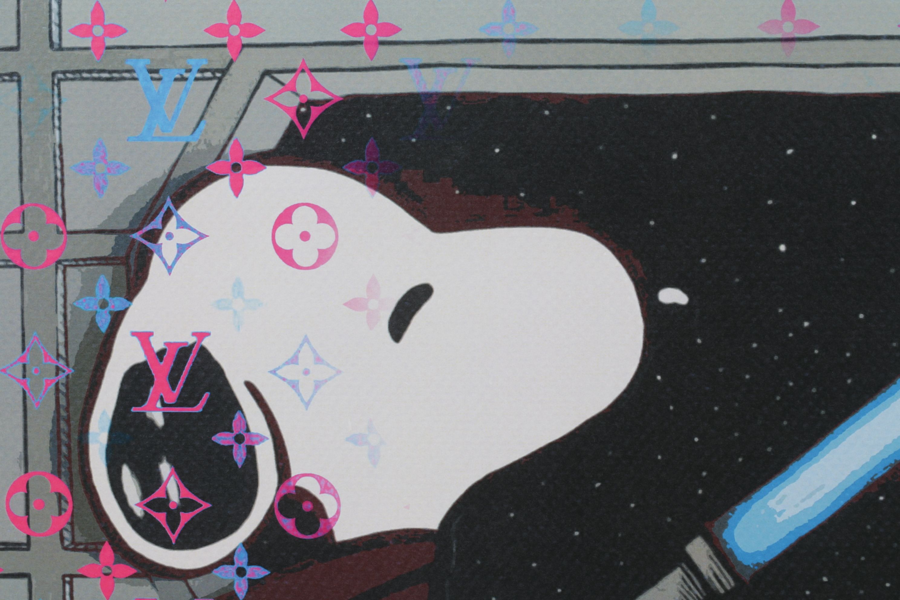 Death NYC Pop Art Graphic Print Homage to Snoopy x Star Wars x LV, 2025
