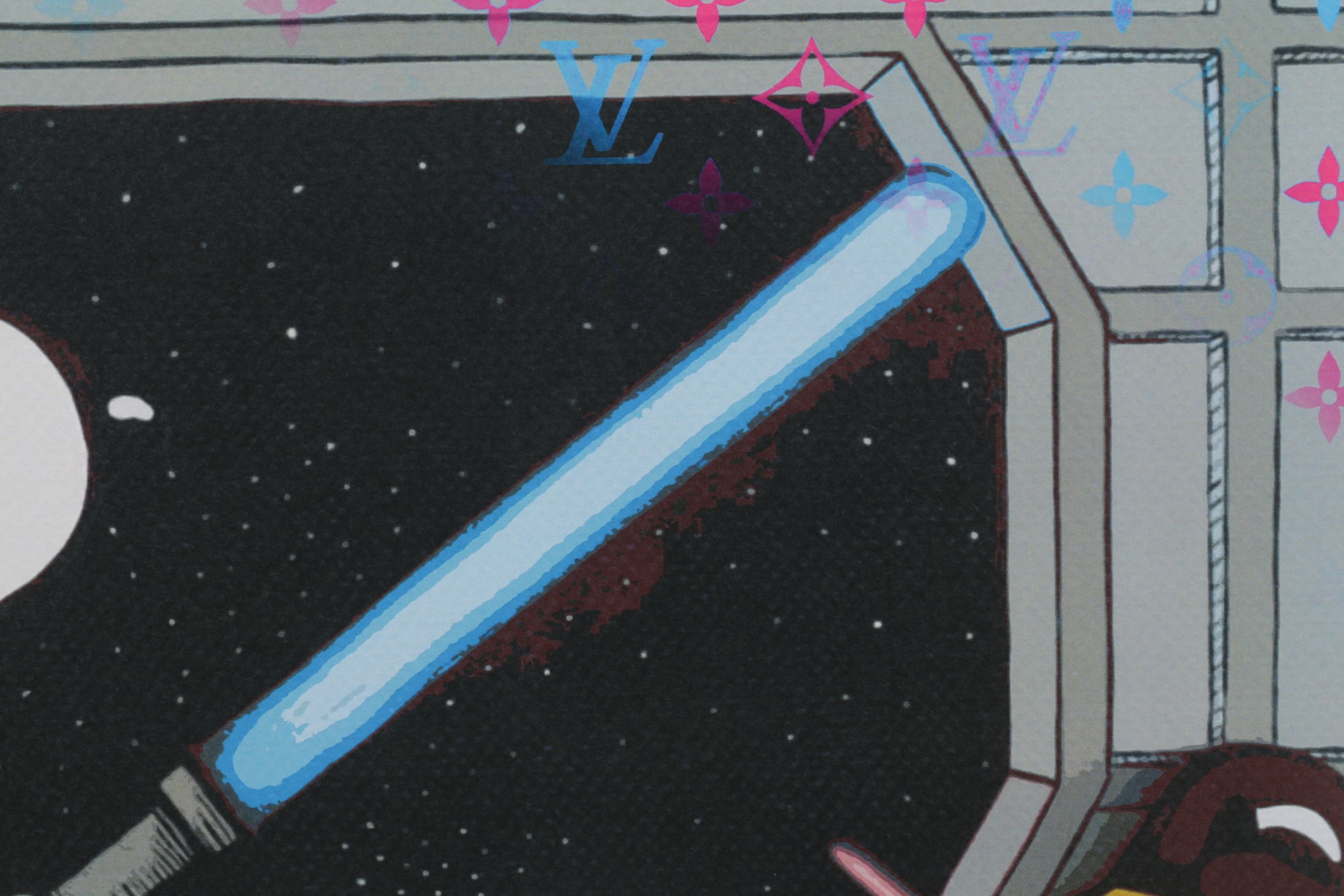 Death NYC Pop Art Graphic Print Homage to Snoopy x Star Wars x LV, 2025