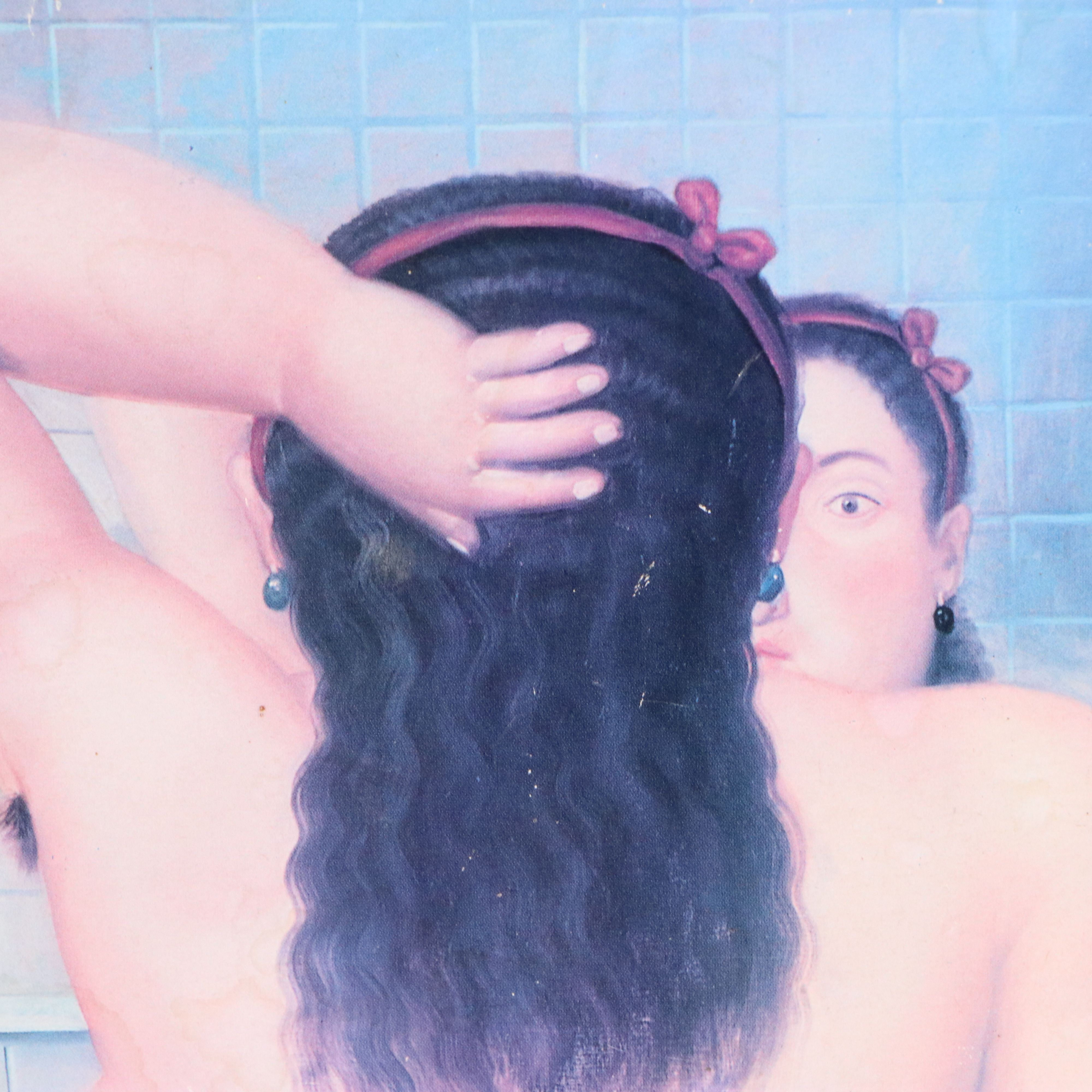 Italian Offset Lithograph Exhibition Poster After Fernando Botero, 1991