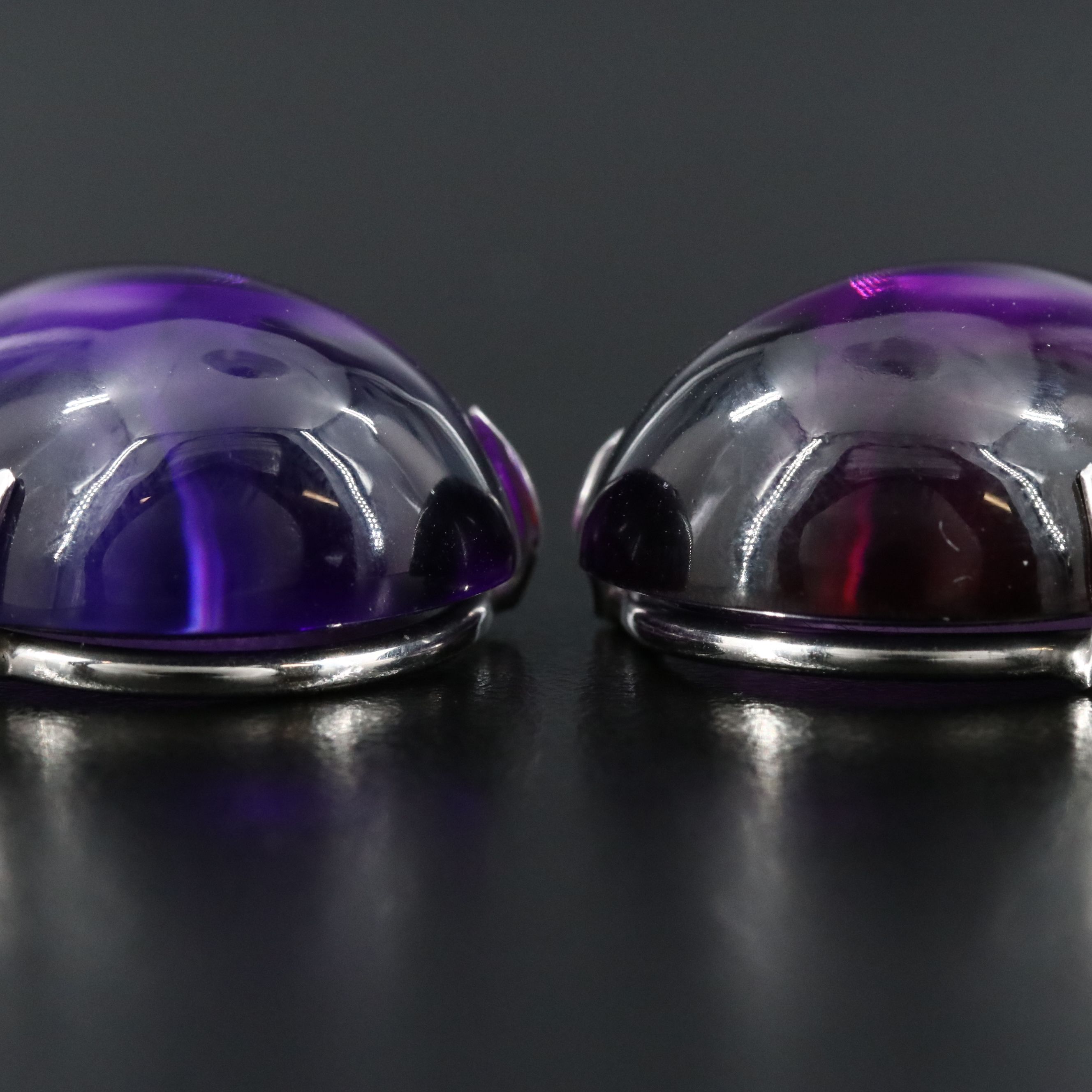 14K 79.77 CTW Amethyst Earring Drops