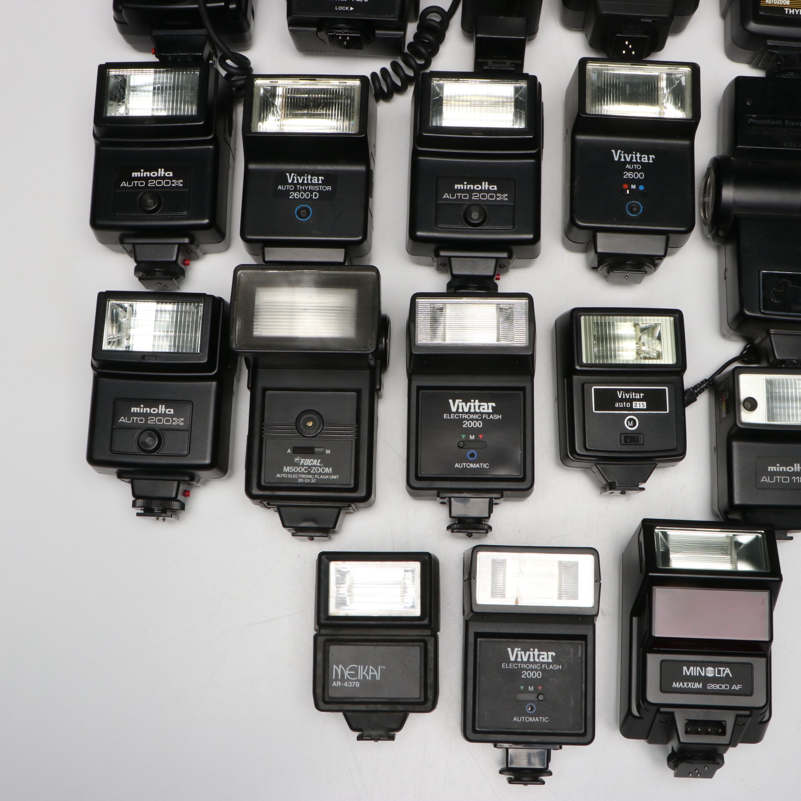Vivitar, Minolta and Other Hot Shoe Camera Flashes