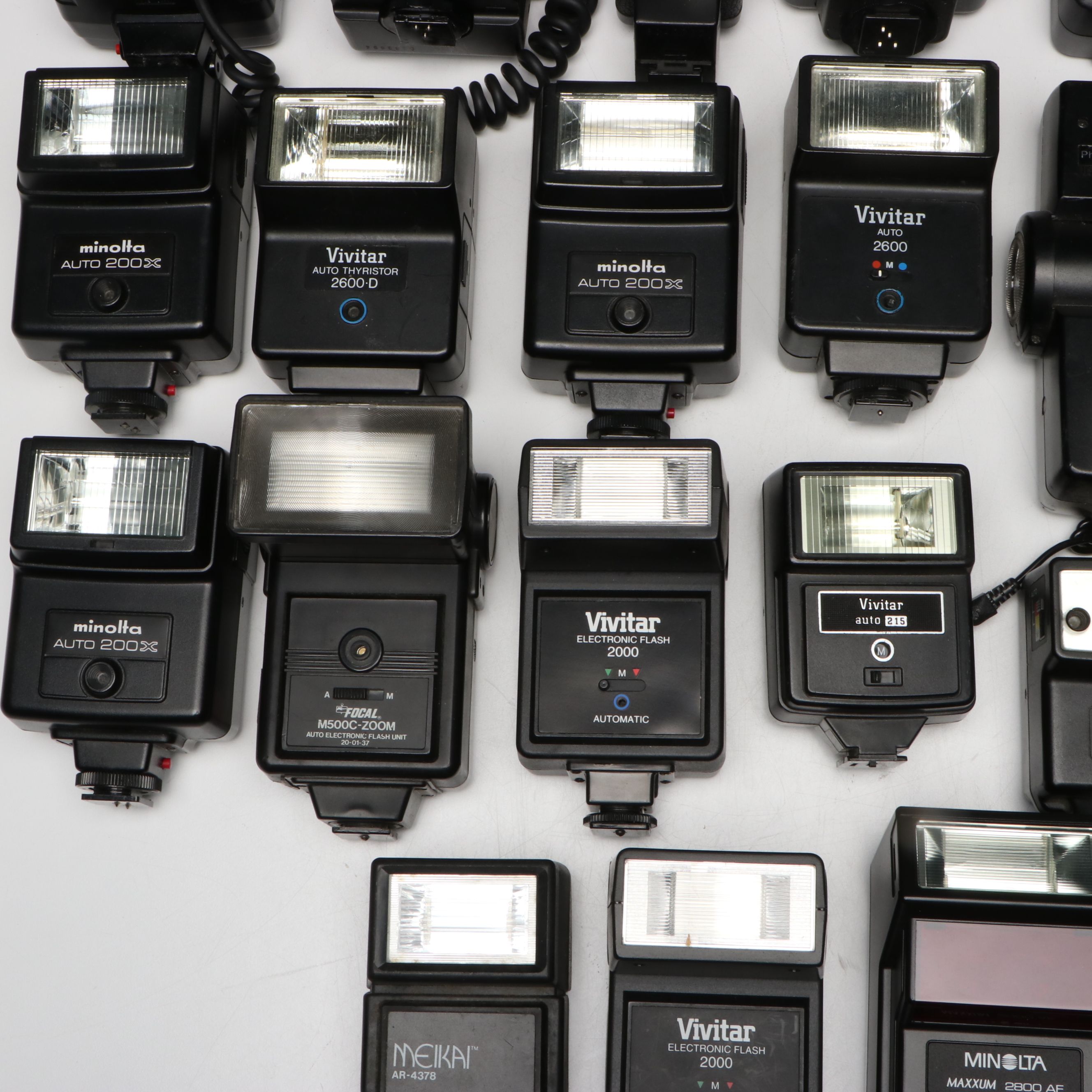 Vivitar, Minolta and Other Hot Shoe Camera Flashes