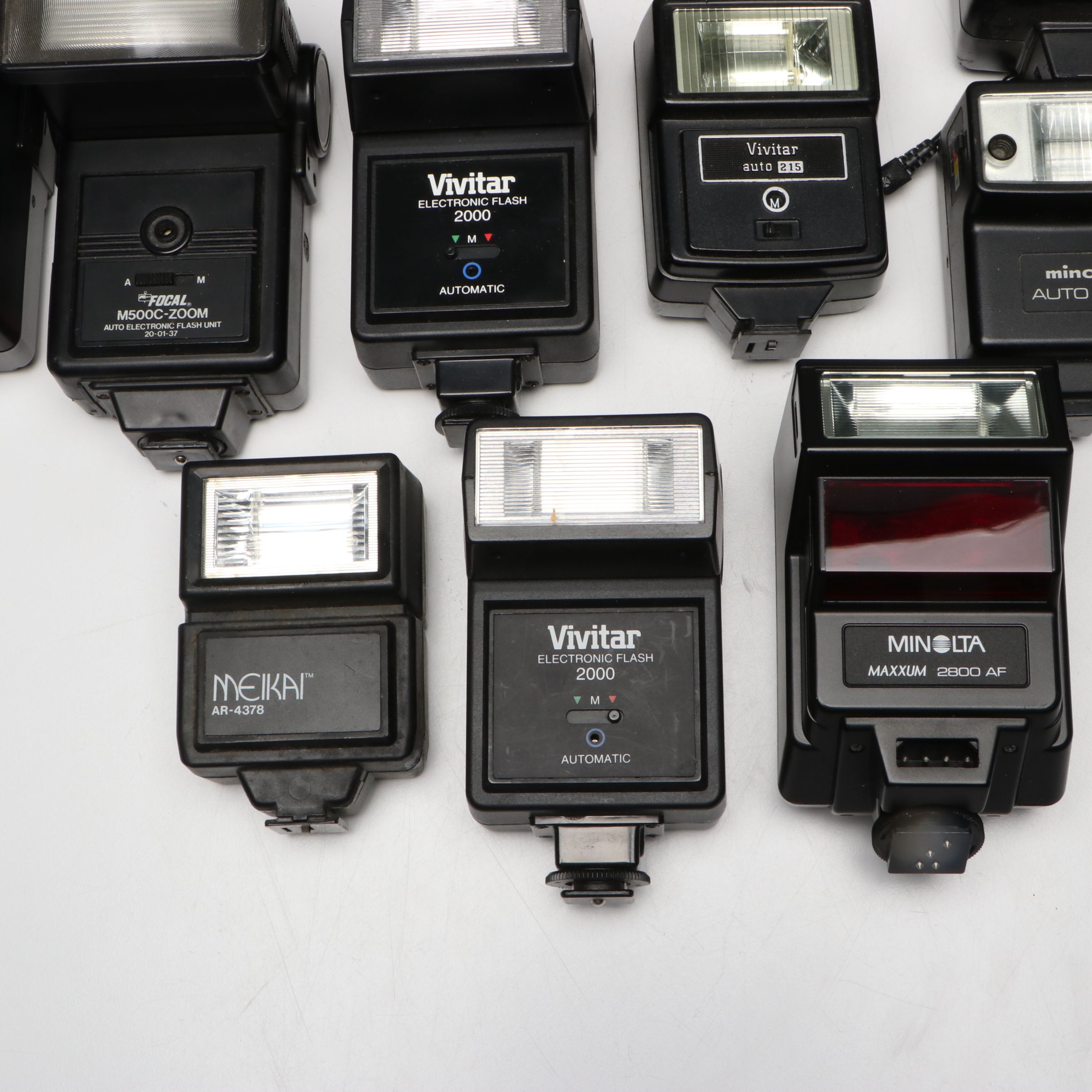 Vivitar, Minolta and Other Hot Shoe Camera Flashes