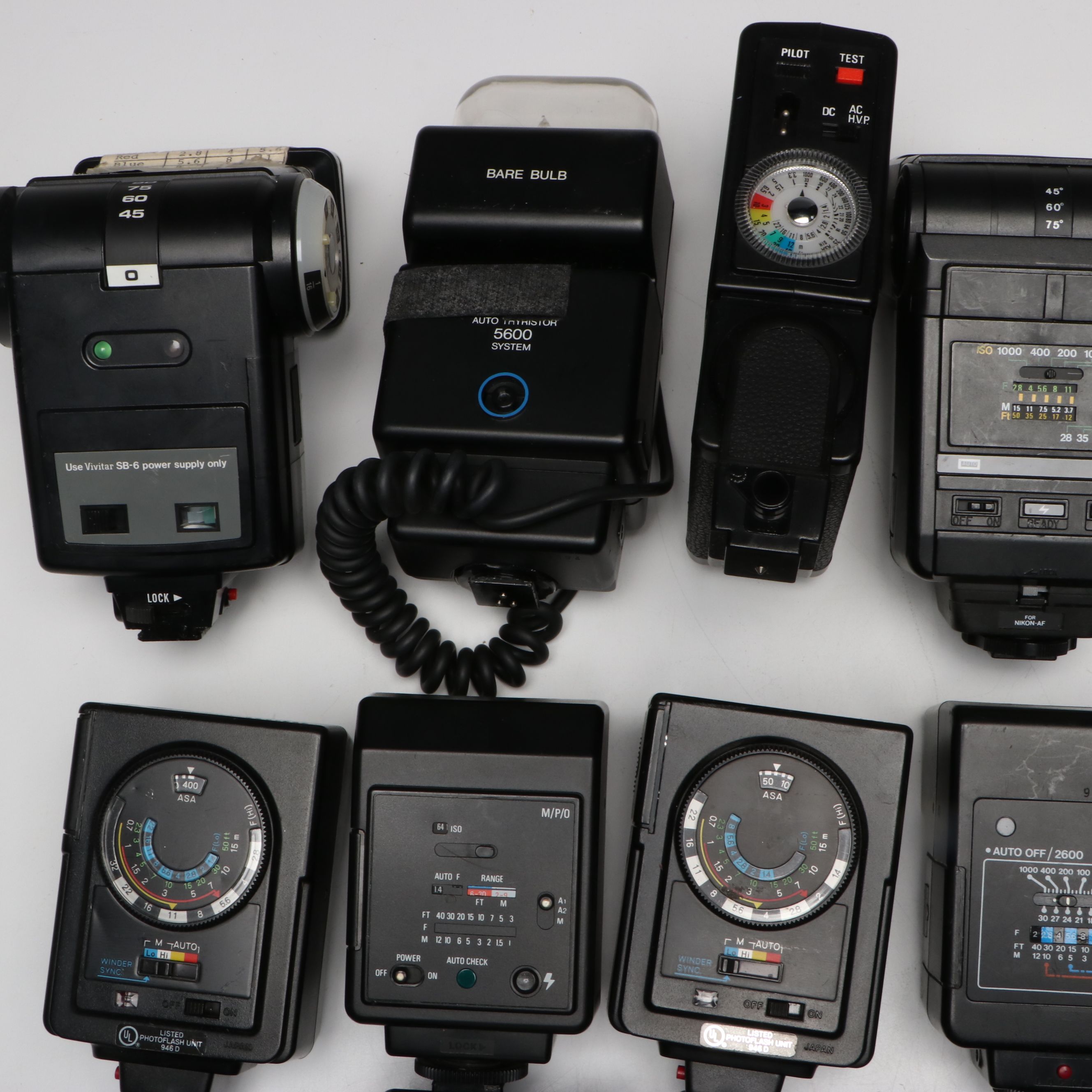 Vivitar, Minolta and Other Hot Shoe Camera Flashes