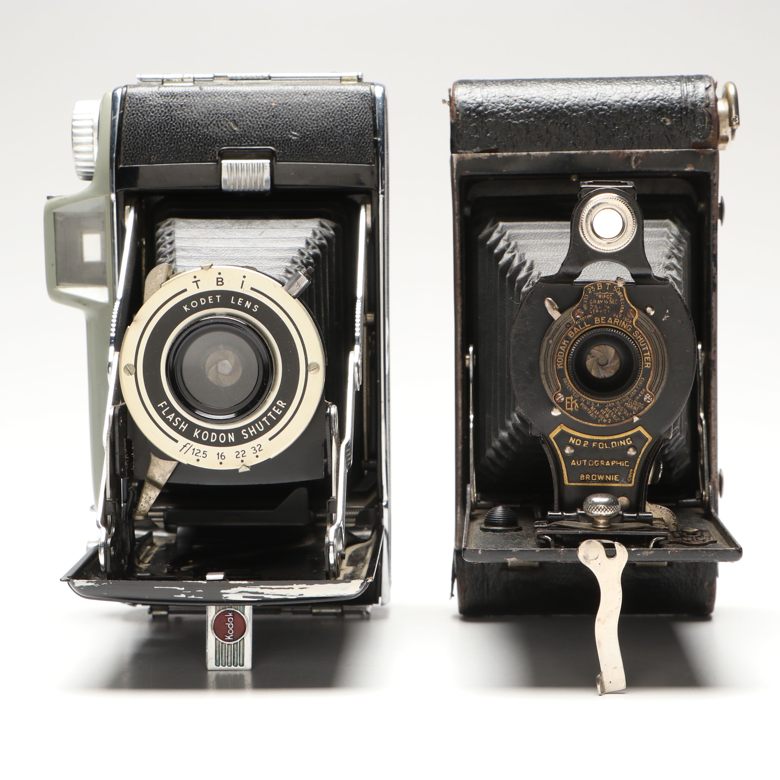 Kodak Tourist, No. 2 Folding Autographic and More Cameras, Early to Mid-20th C.