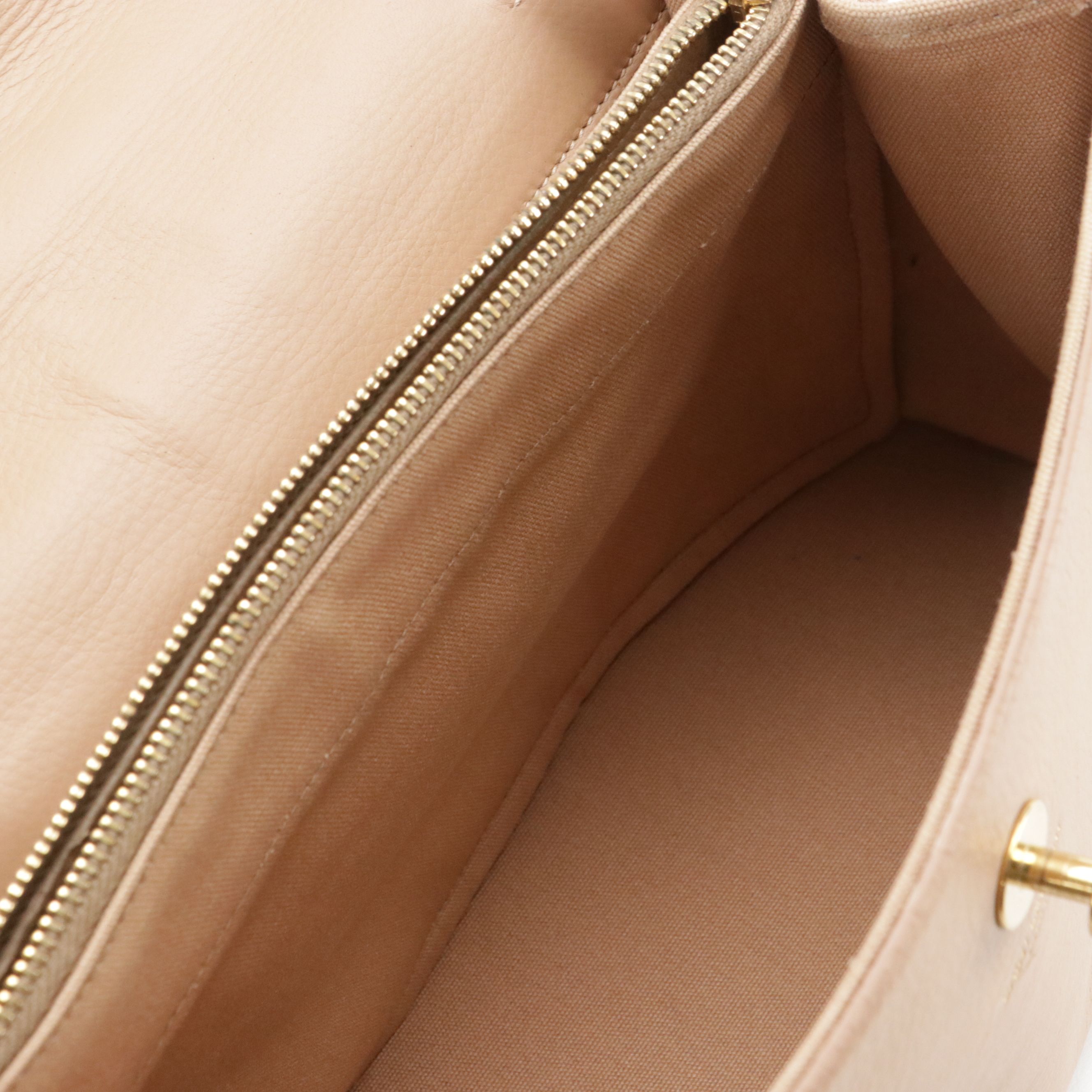 Saint Laurent Muse Two-Way Bag in Neutral Leather